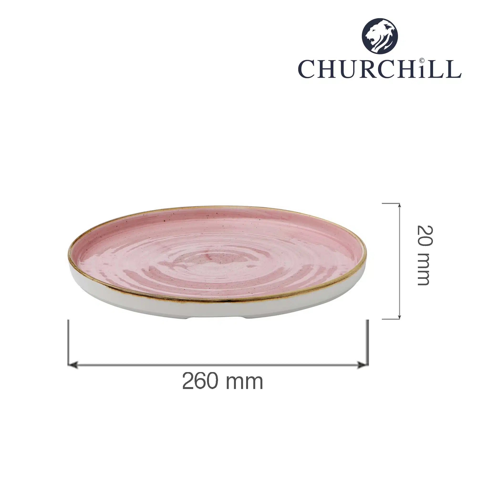 Stonecast Petal Pink vægget tallerken, 210mm - Billede 4