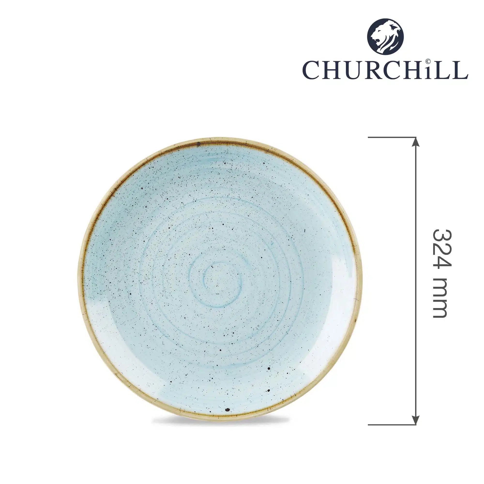 Stonecast Duck Egg coupe tallerken, 324mm - Billede 4