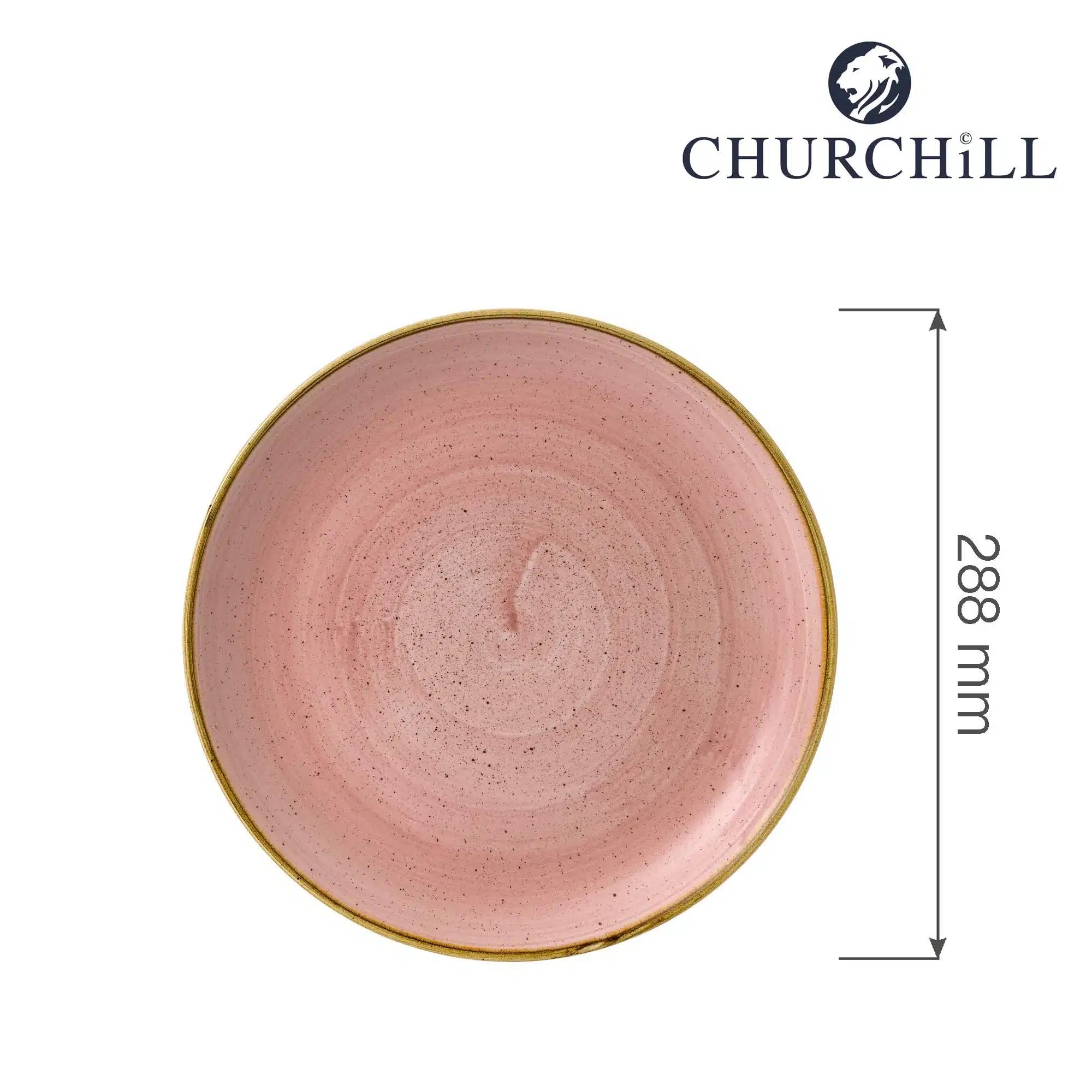 Stonecast Petal Pink coupe tallerken, 288 mm - Billede 4