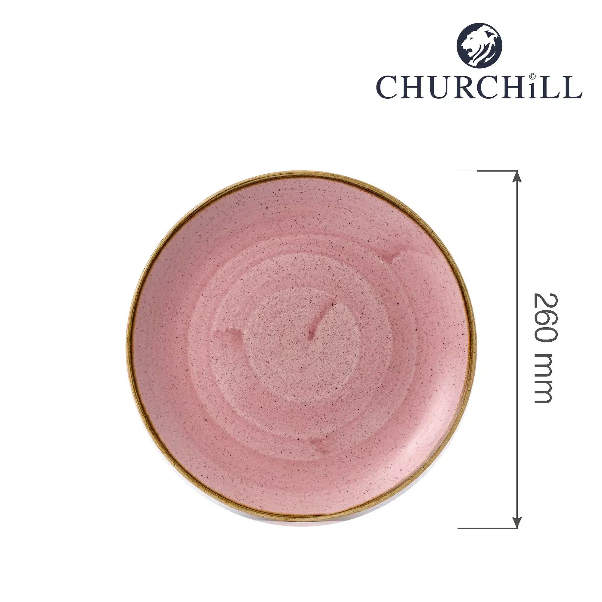Stonecast Petal Pink coupe tallerken, 260mm - Billede 6