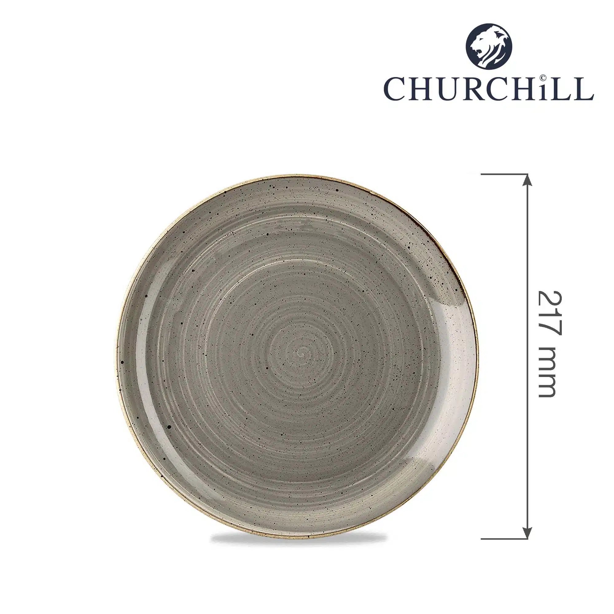 Stonecast Grey coupe tallerken, 217 mm - Billede 4