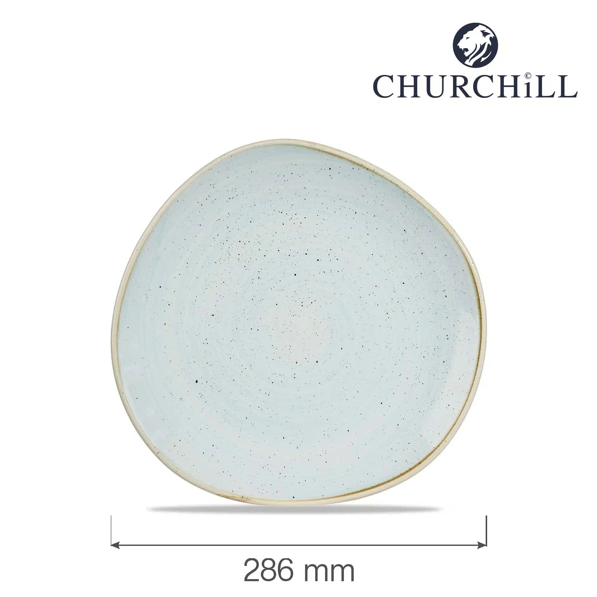 Stonecast Duck Egg rund spor tallerken, 286mm - Billede 4