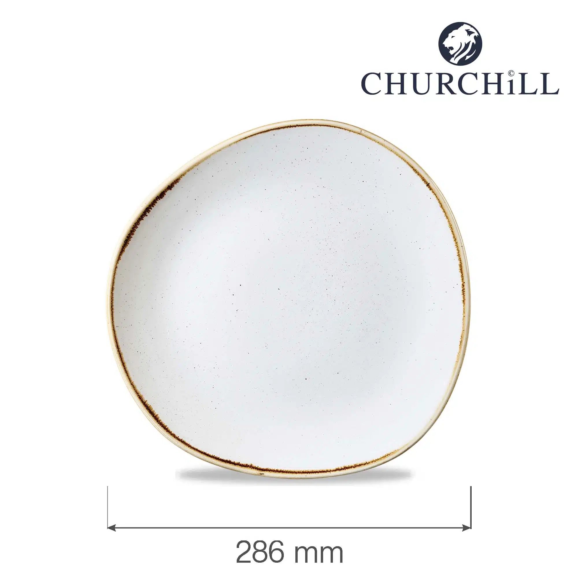 Stonecast Barley White rund spor tallerken, 286mm - Billede 3