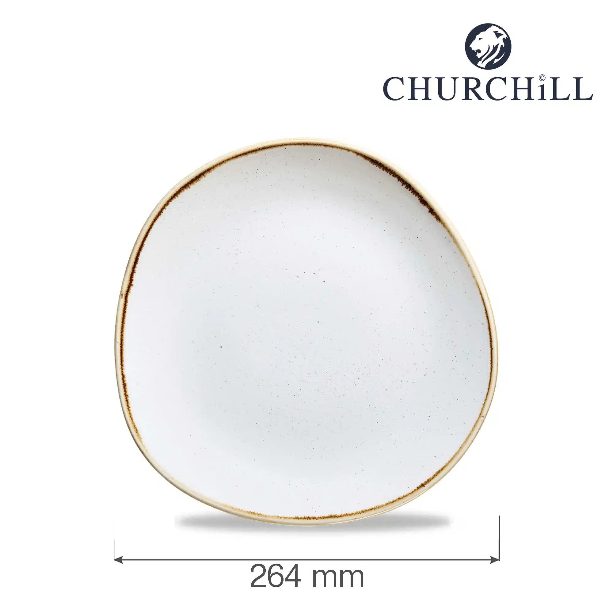 Stonecast Barley White rund spor tallerken, 264mm - Billede 4