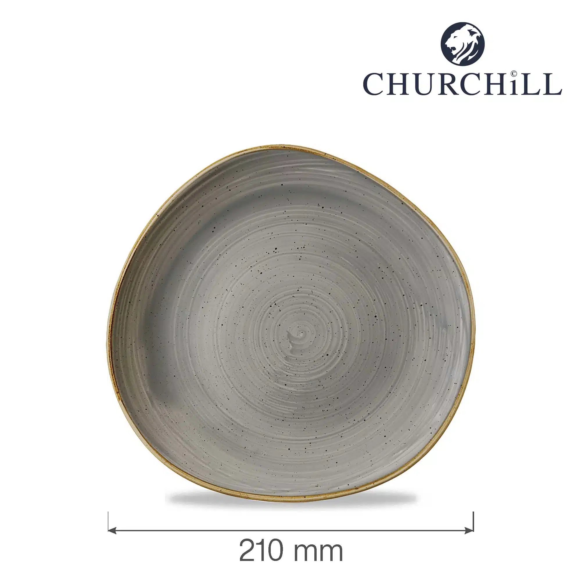 Stonecast Grey rund spor tallerken, 210mm - Billede 5