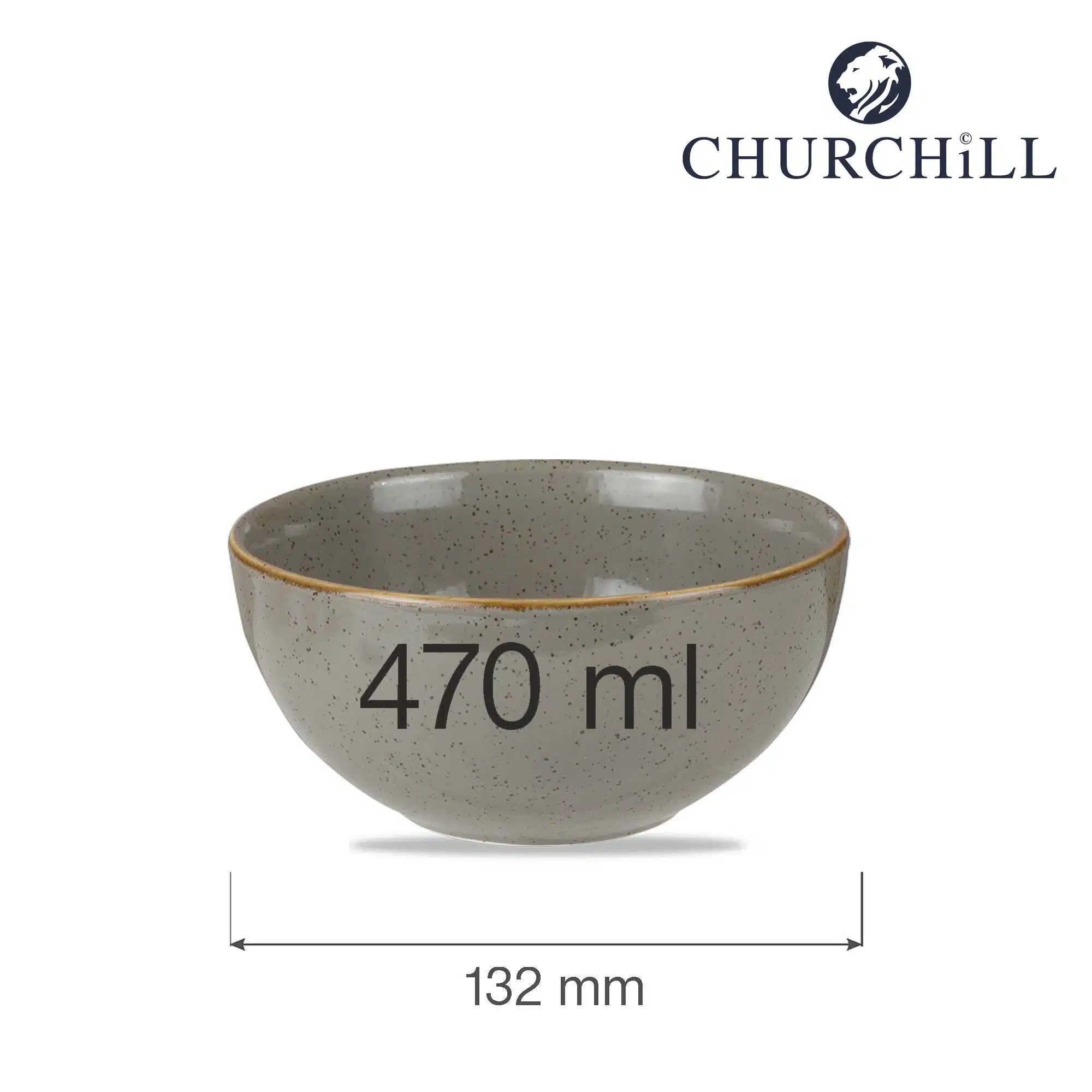 Stonecast Grey suppe skål, 132mm - Billede 4