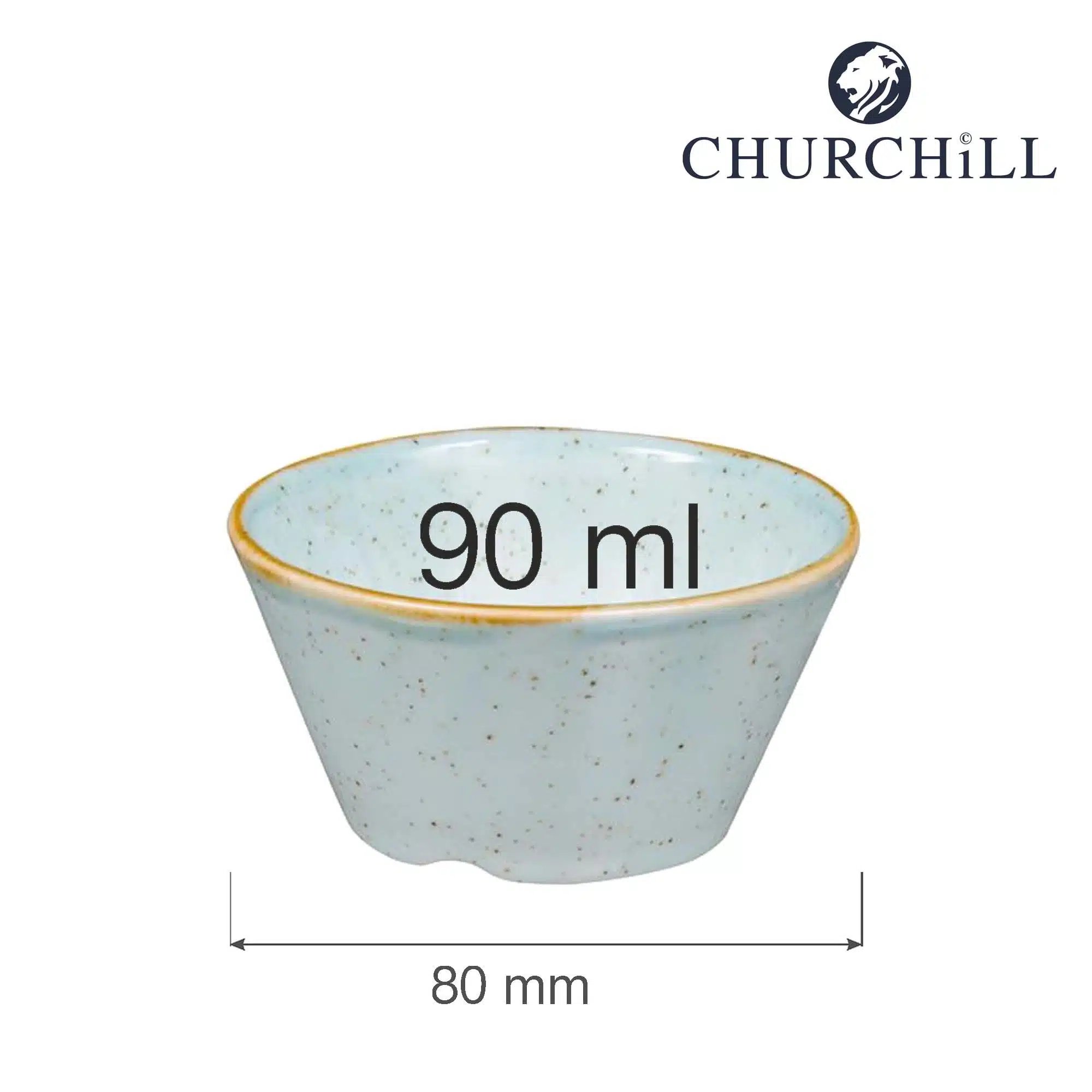 Stonecast andedæg saucer, 90 ml - Billede 4