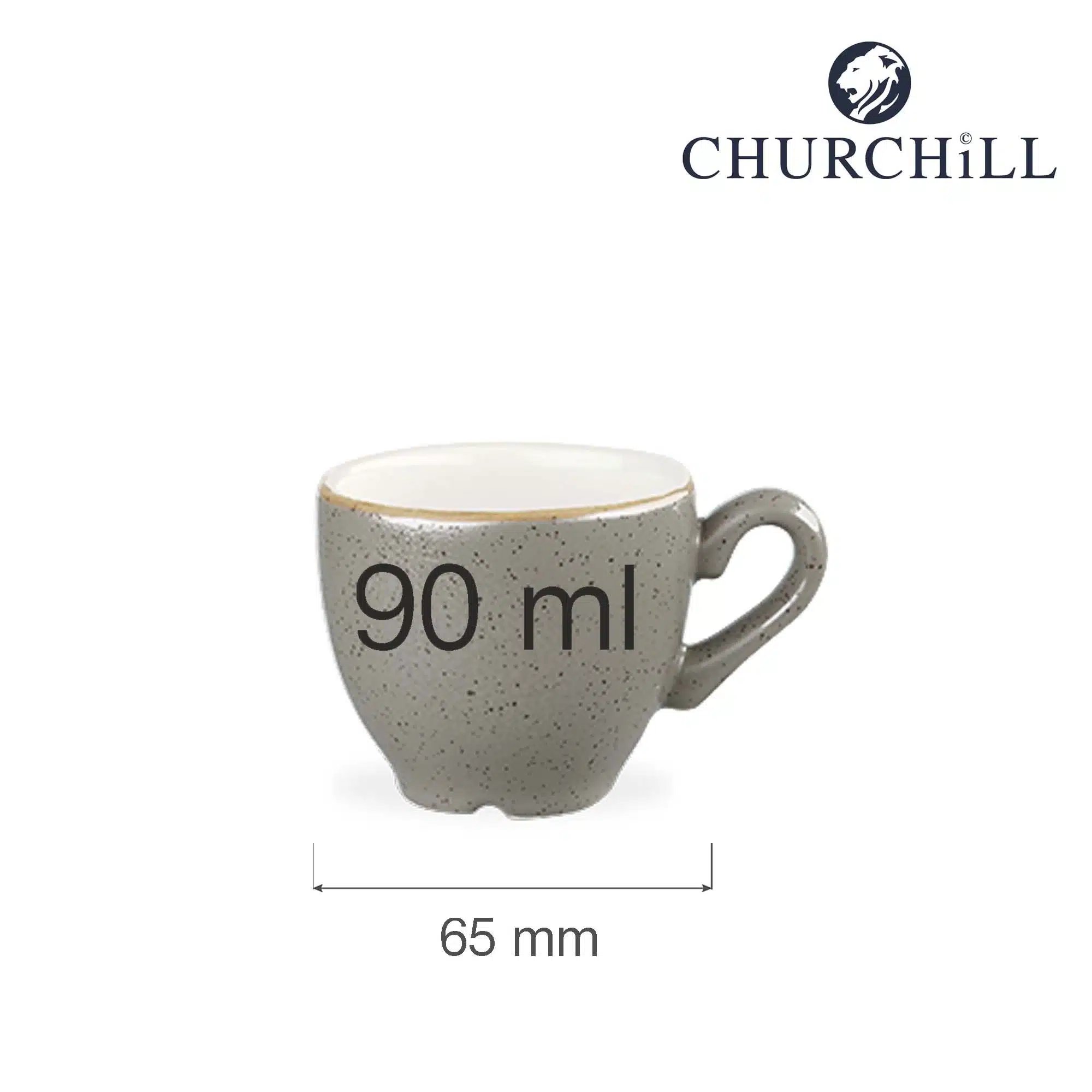 Stonecast Grey espresso kop, 90ml - Billede 4