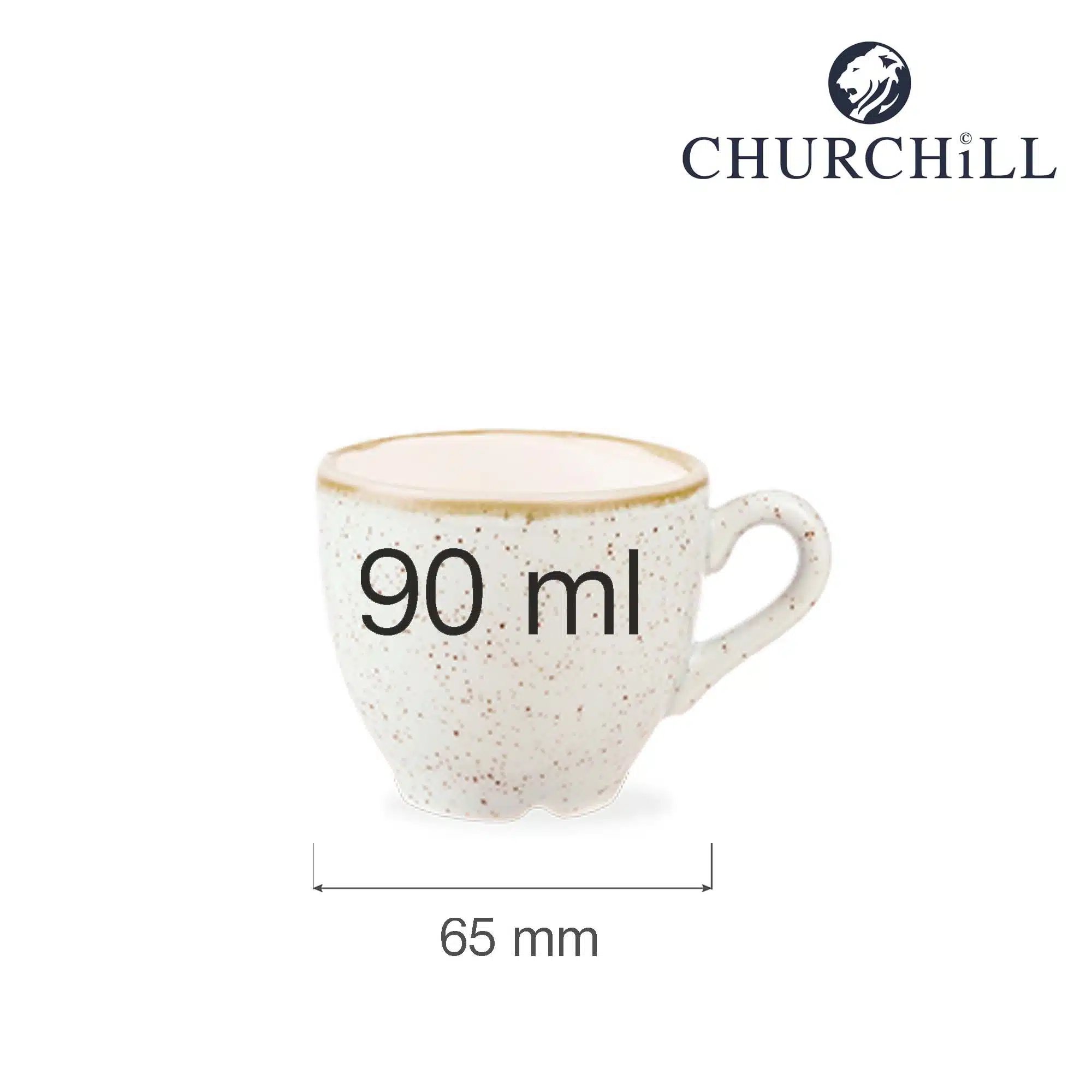 Stonecast Barley White espresso kop, 100ml - Billede 4