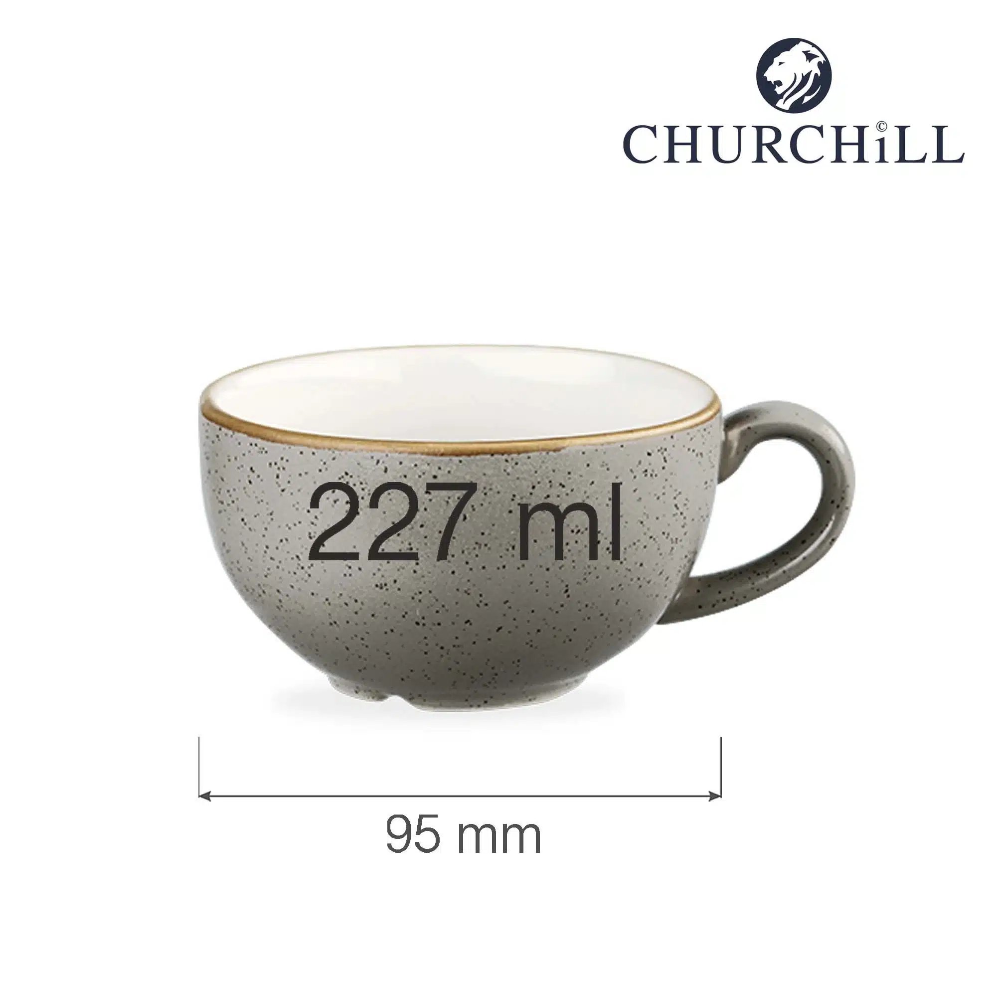 Stonecast Grey cappuccino kop, 227ml - Billede 6