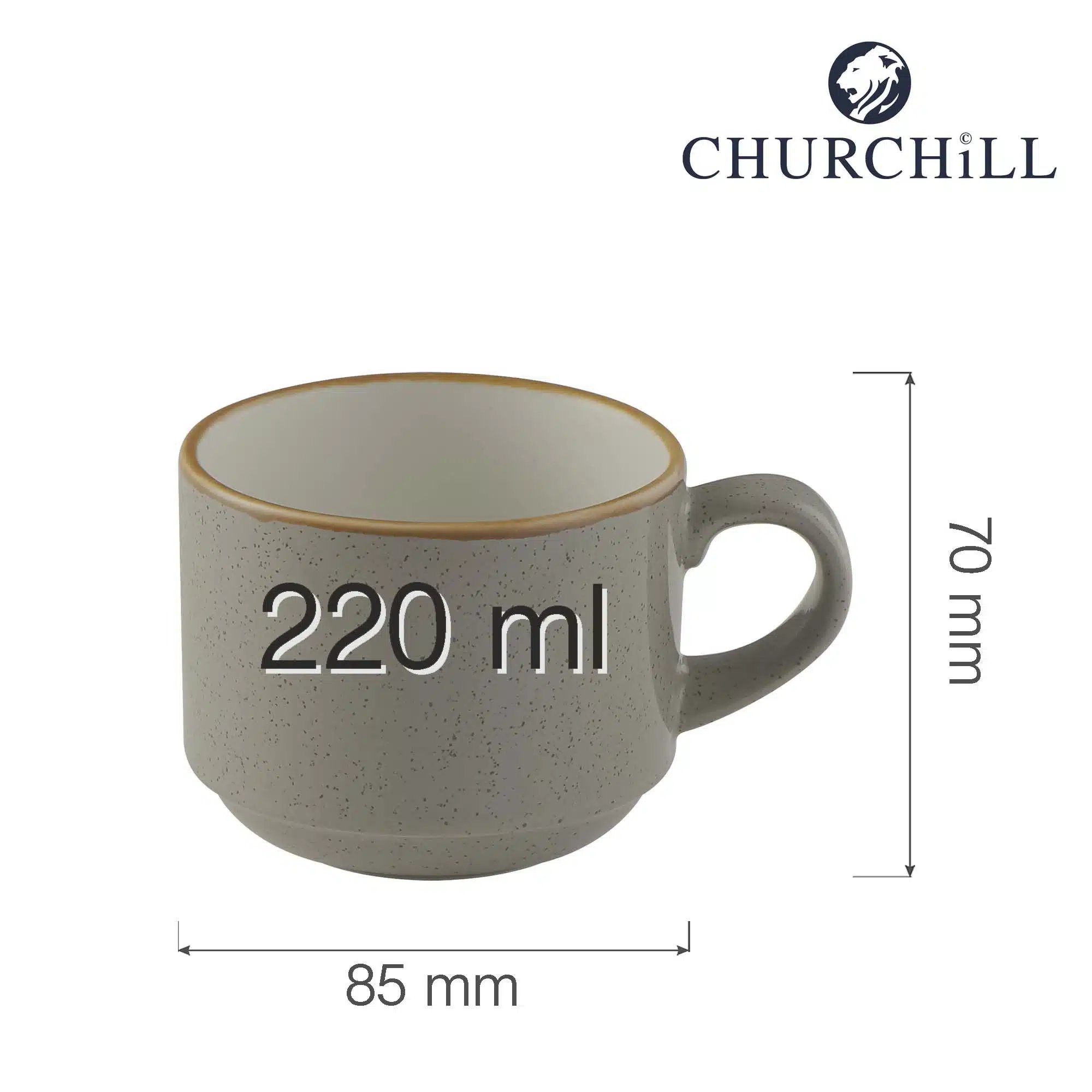 Stonecast Grey stabelkop, 220ml - Billede 6