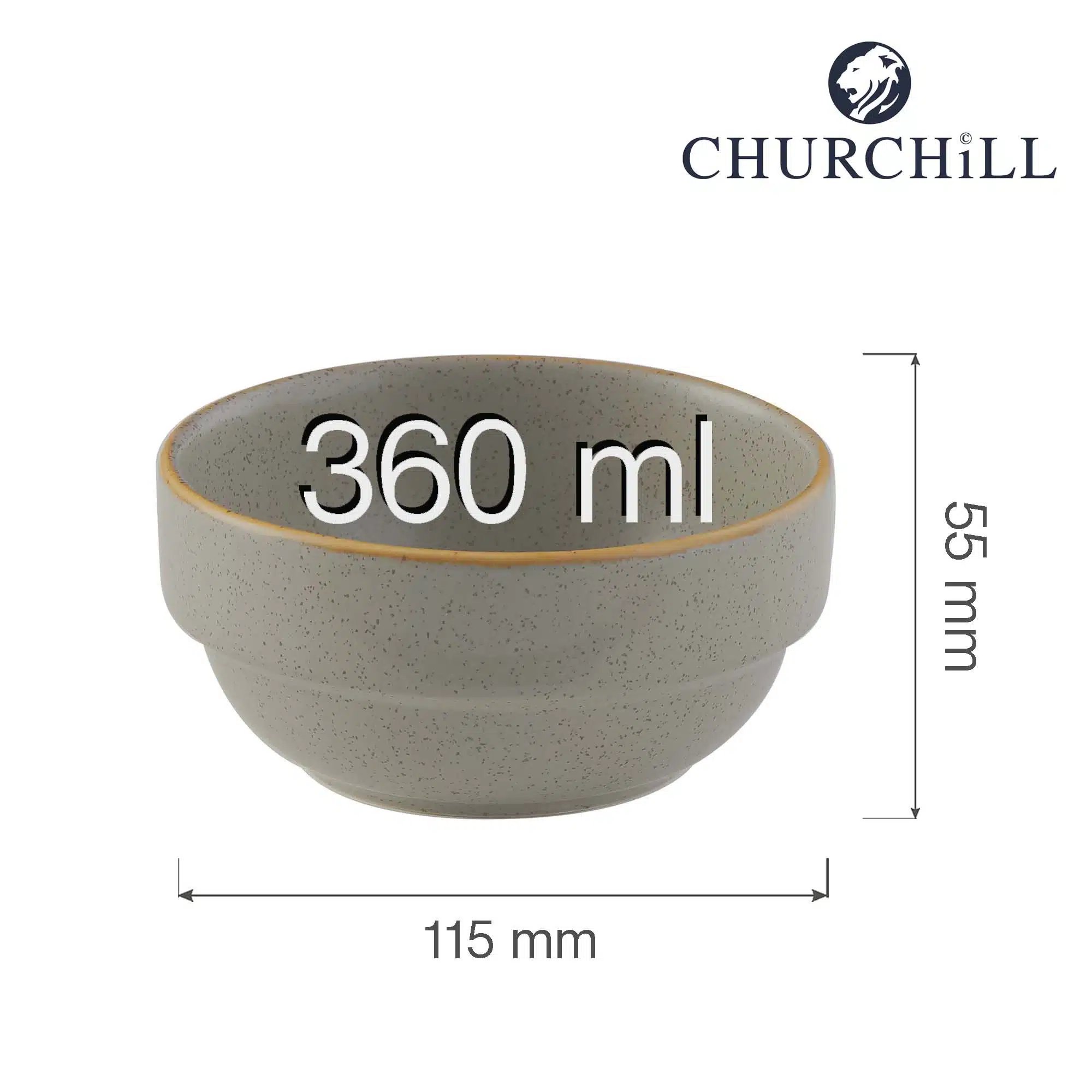 Stonecast Grey stapelskål, 360ml - Billede 4