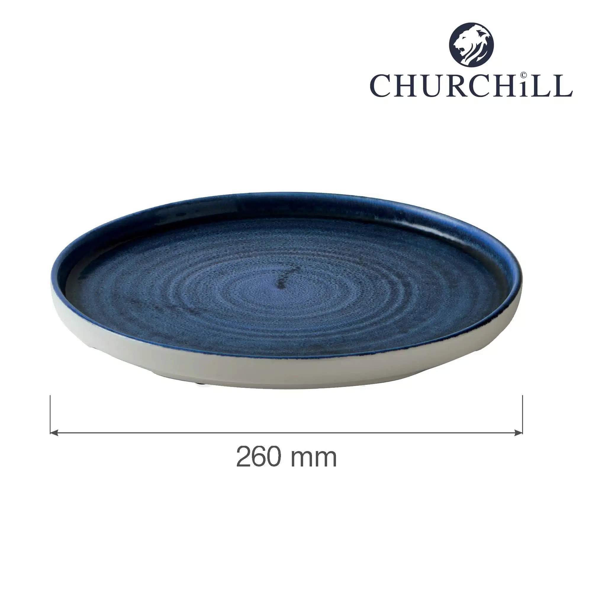 Stonecast Plume Ultramarine vægget tallerken, 210mm - Billede 5