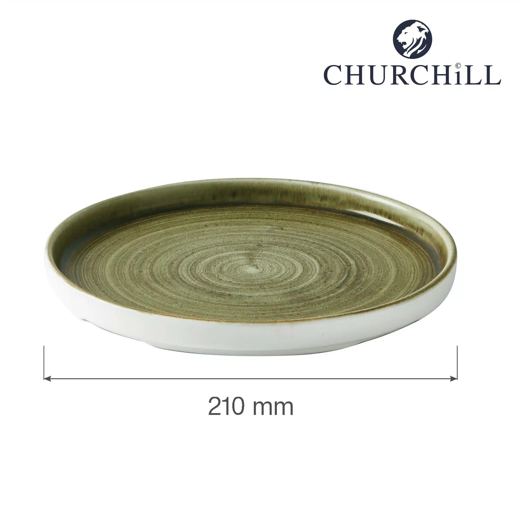 Stonecast Plume Green vægget tallerken, 210mm - Billede 5