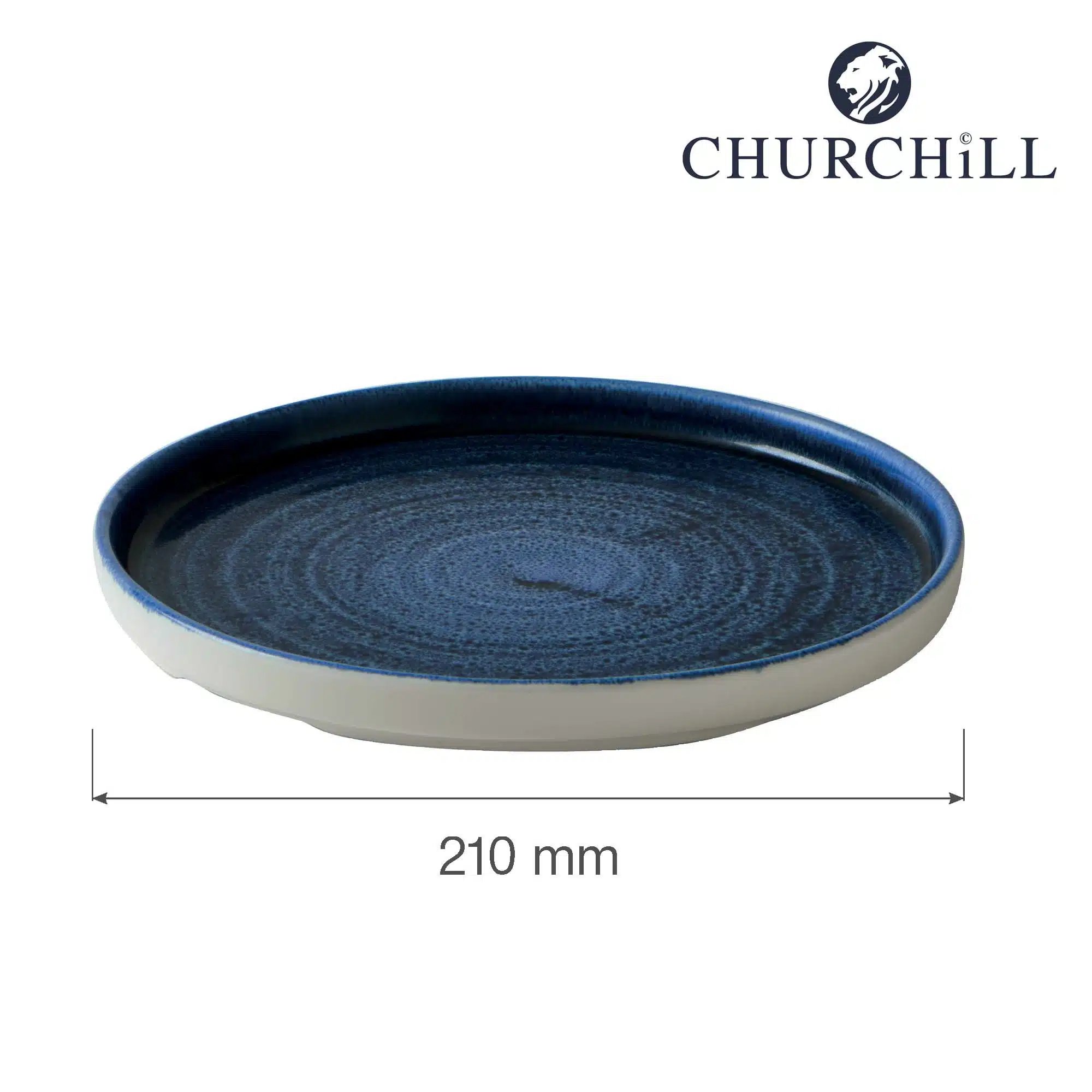 Stonecast Plume Ultramarine vægget tallerken, 210mm - Billede 5