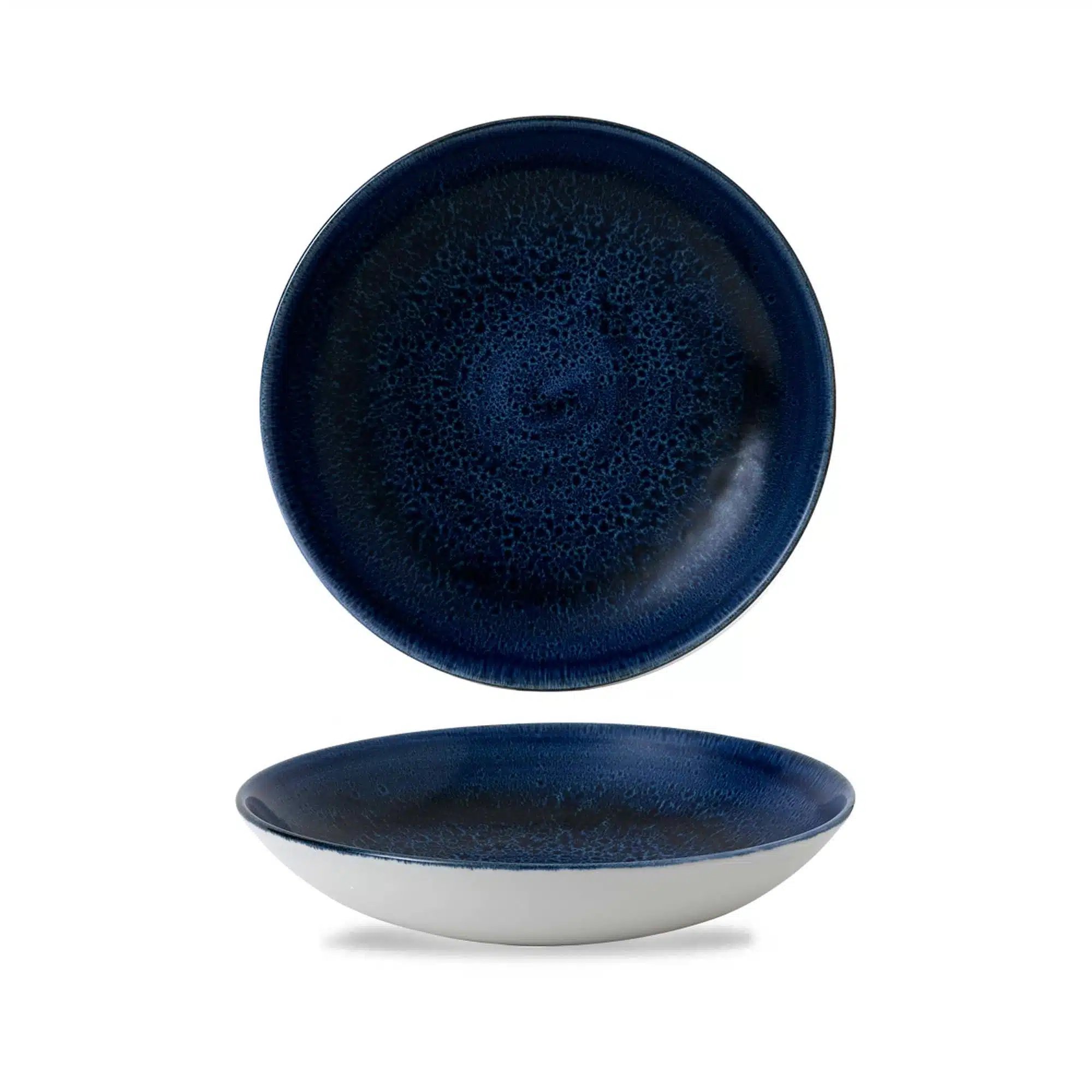 Stonecast Plume Ultramarine coupe skål, 248mm - Billede 4