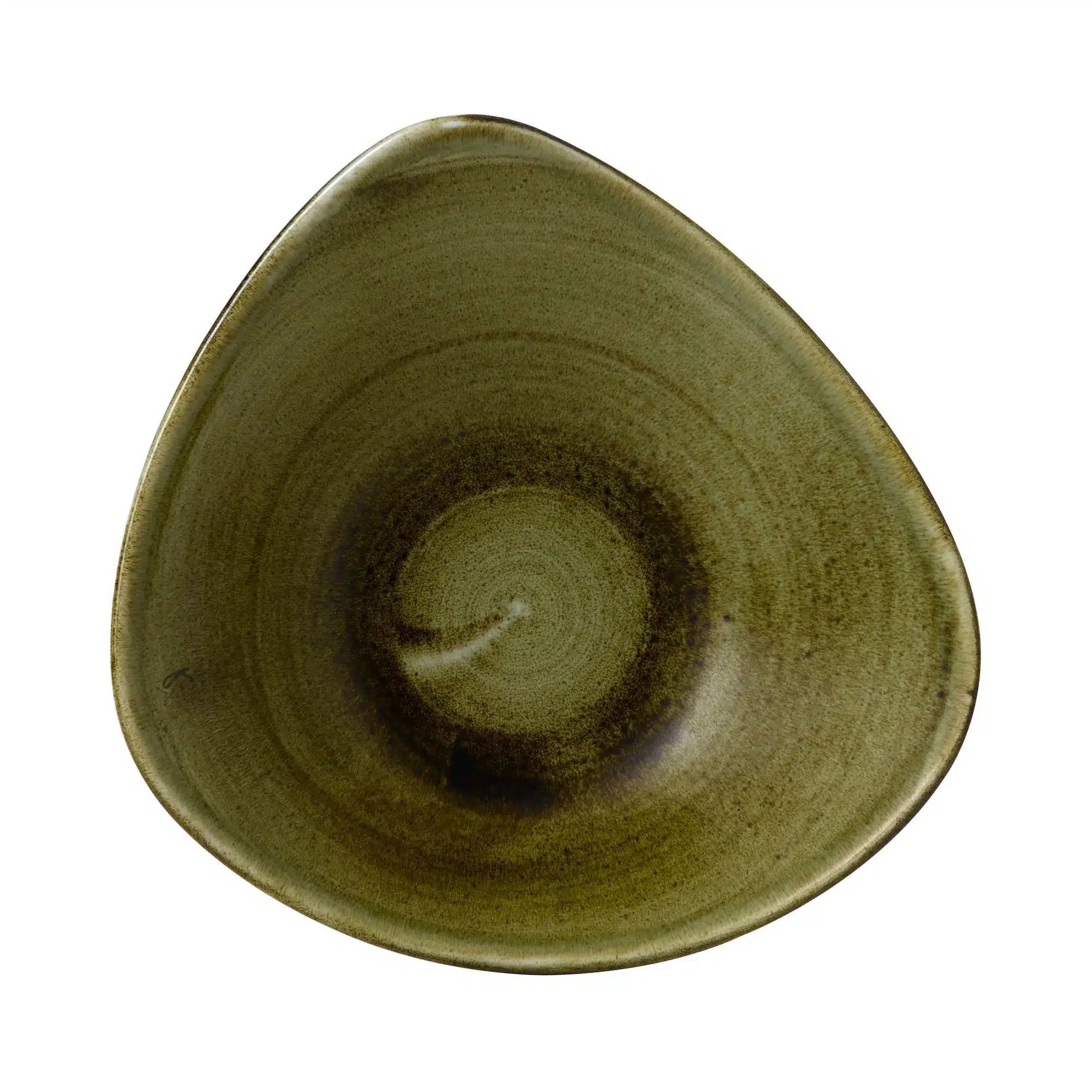 Stonecast Plume Green trekantet skål, 235mm - Billede 6