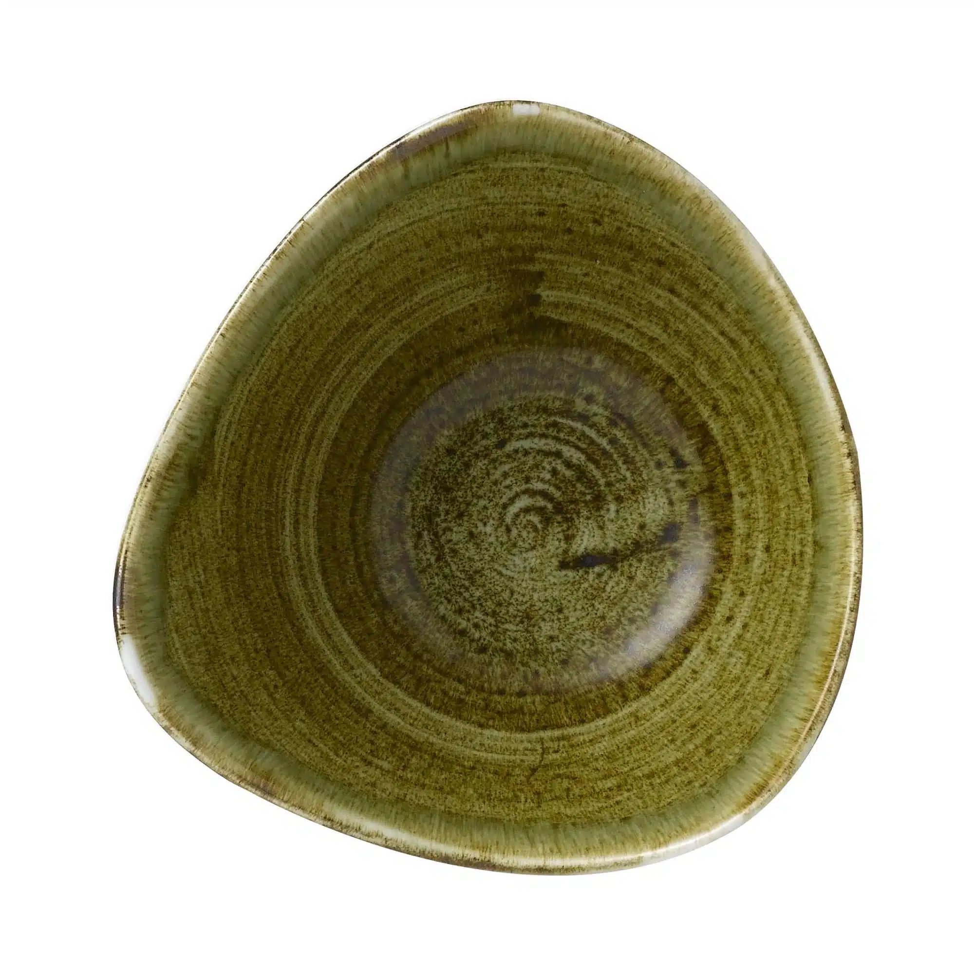 Stonecast Plume Green trekantet skål, 153mm - Billede 3