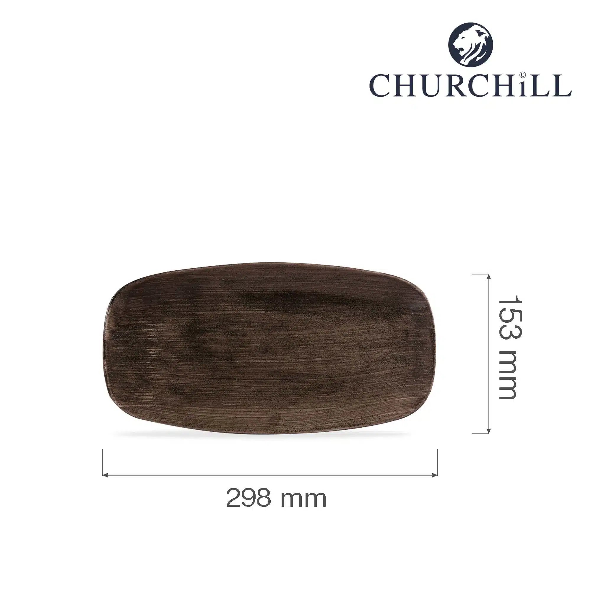 Churchill - Stonecast tallerken flad 29,8x15,3cm - Billede 4