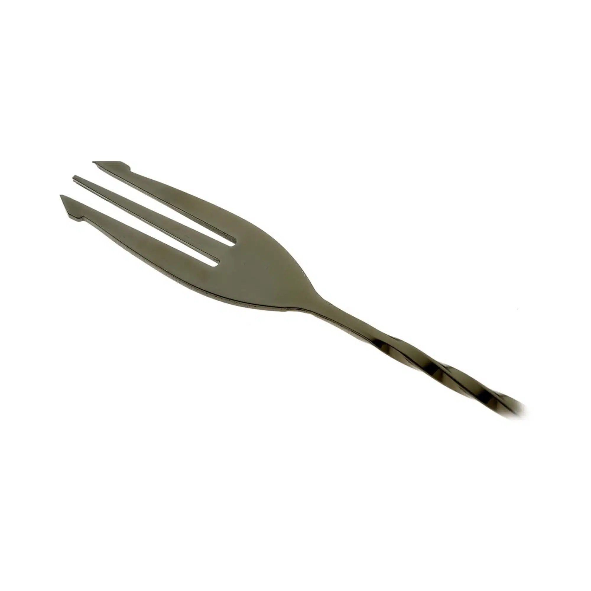 Bar Ske med Gaffel End, Sort, 315mm - Billede 3