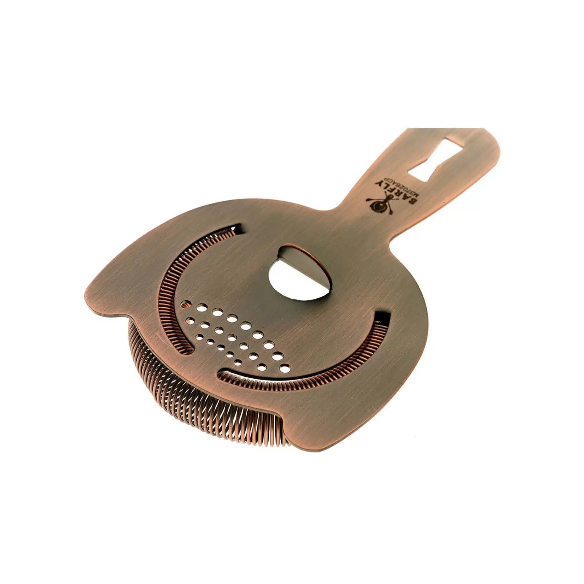 Kraftig fjederbar si, antik kobber, 150 mm - Billede 2