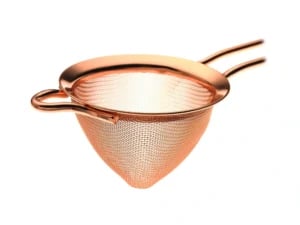 Finmasket si, skål, kobber tallerken, 89x264mm - Billede 3