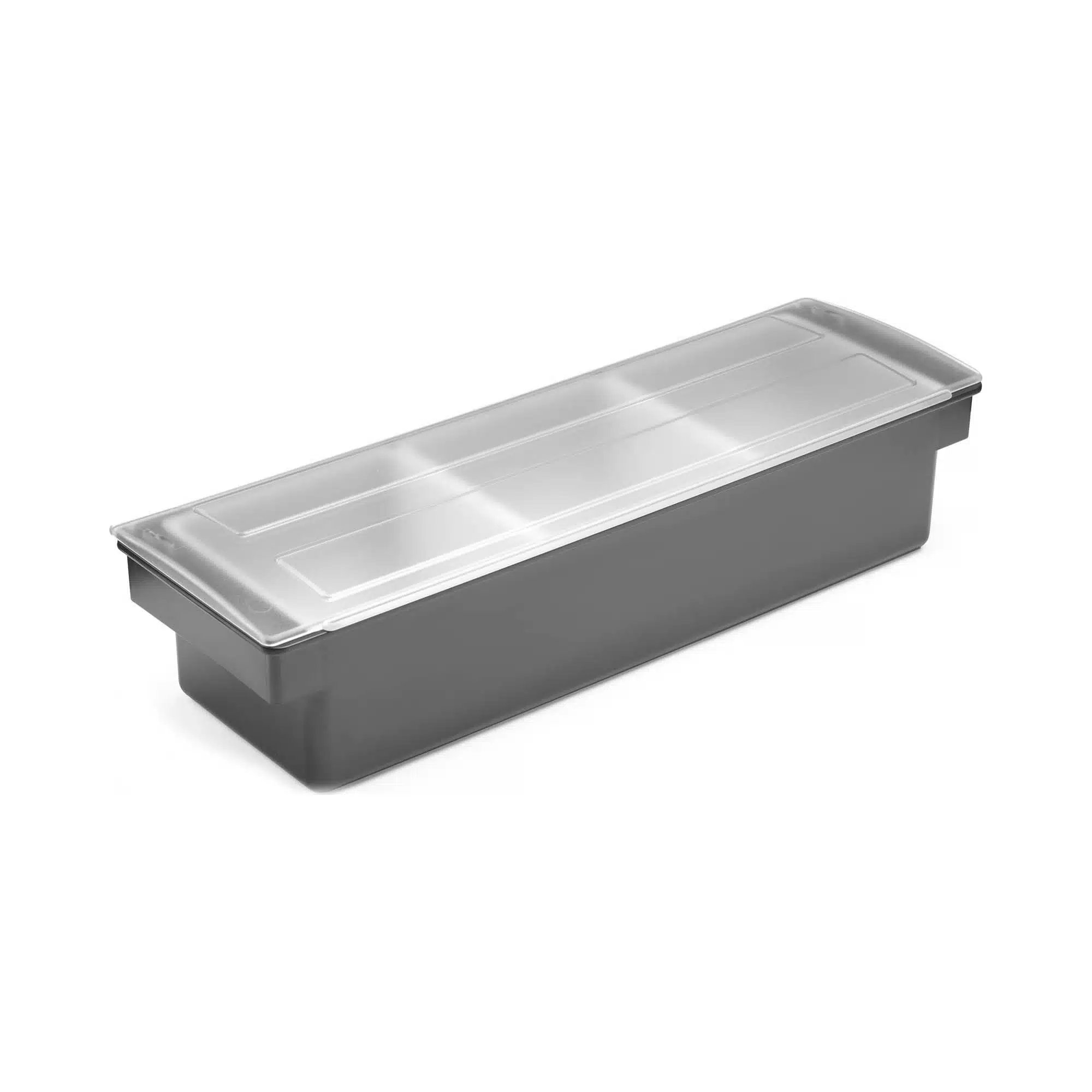 Ingrediensboks – 3 beholdere, Bar op, Sort, 480x150x(H)100mm - Billede 4