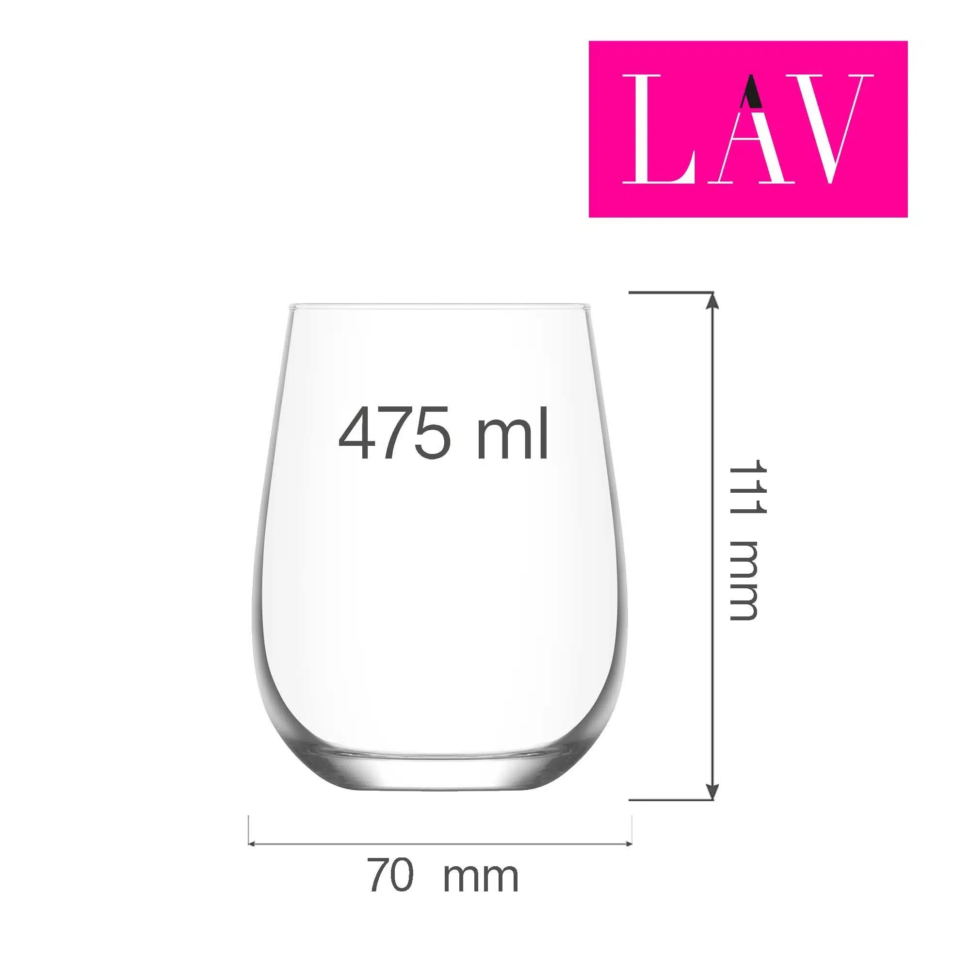 Gaia sodavand glas 475 ml - Billede 3