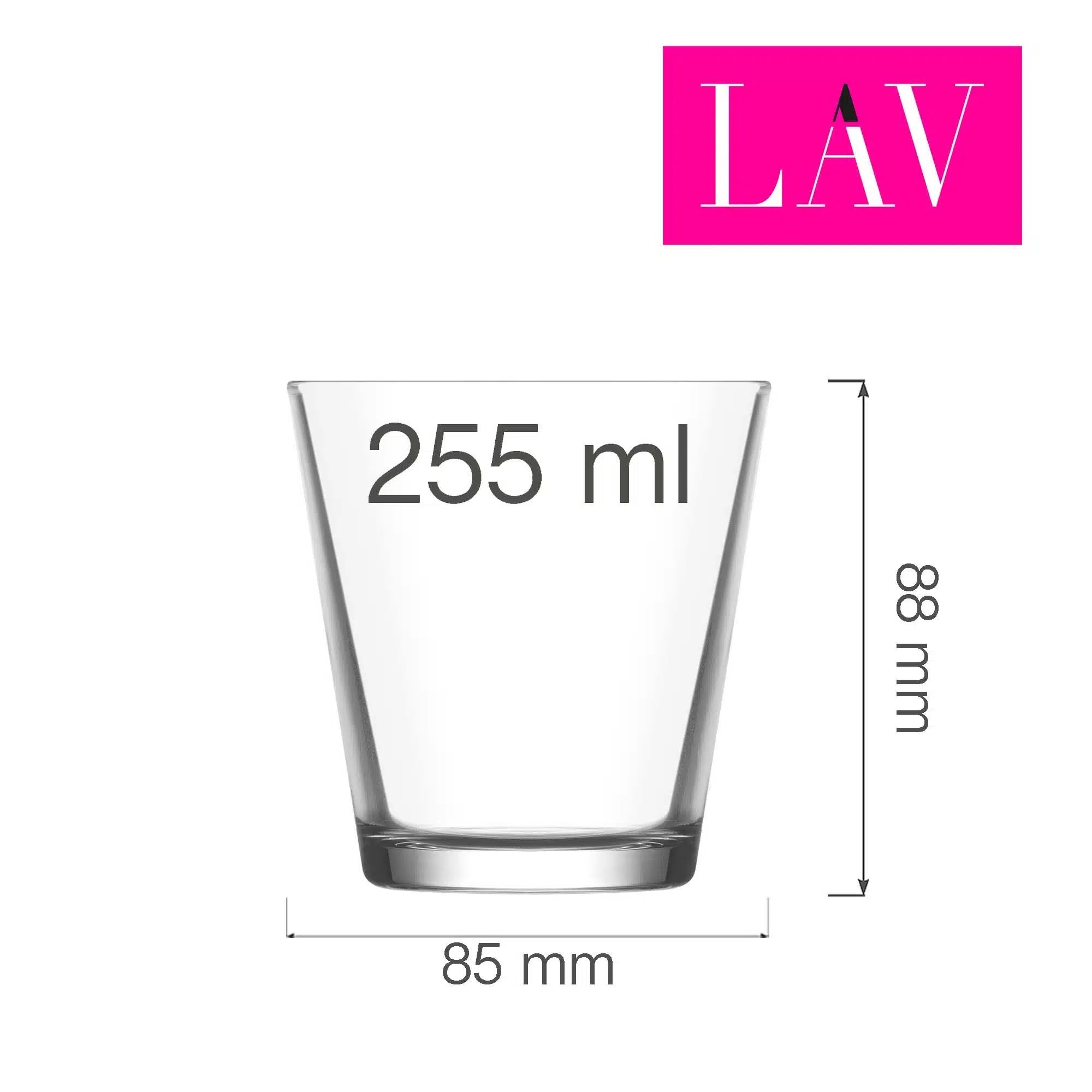 Hera whiskeyglas 255 ml - Billede 2