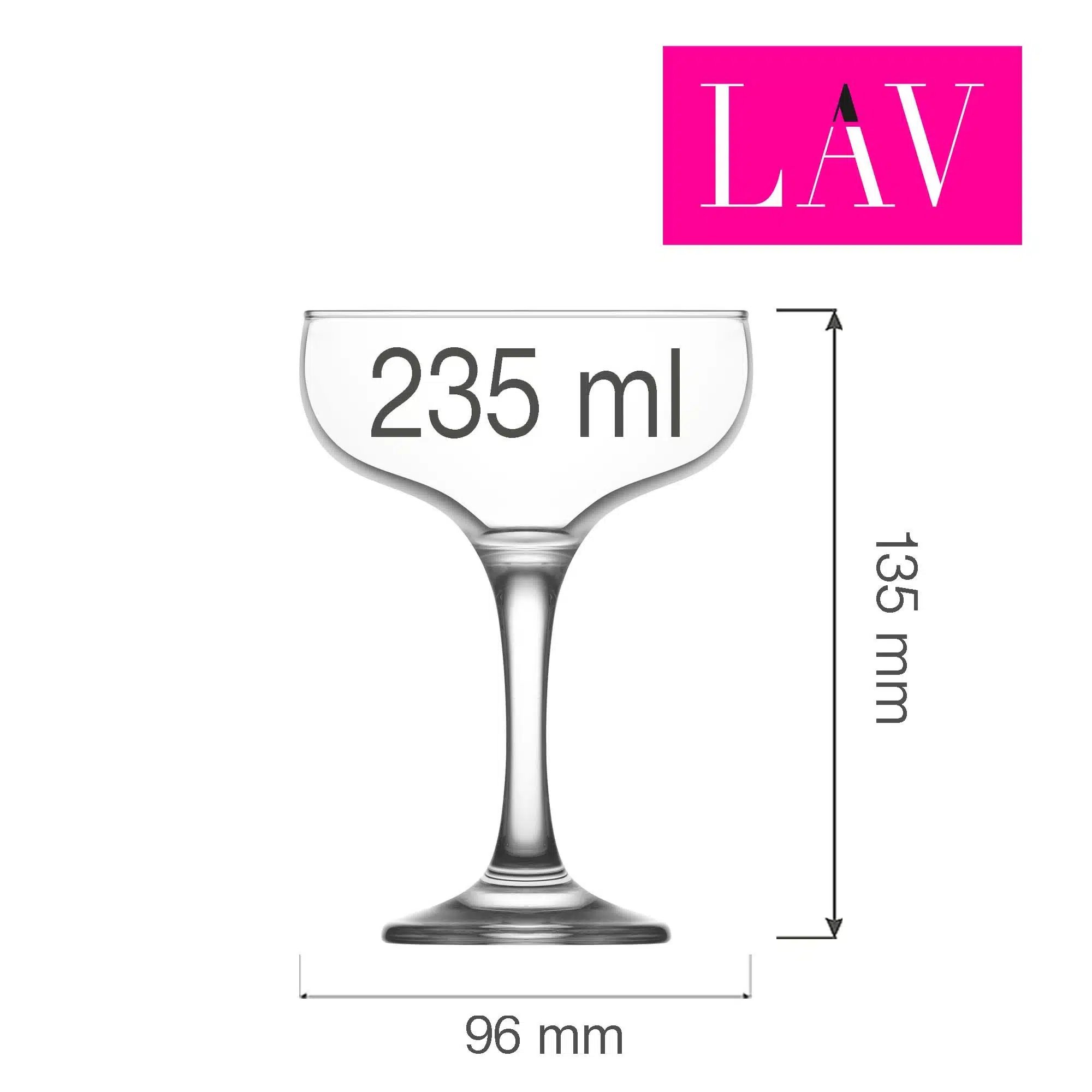 Misket champagneglas 235 ml - Billede 3