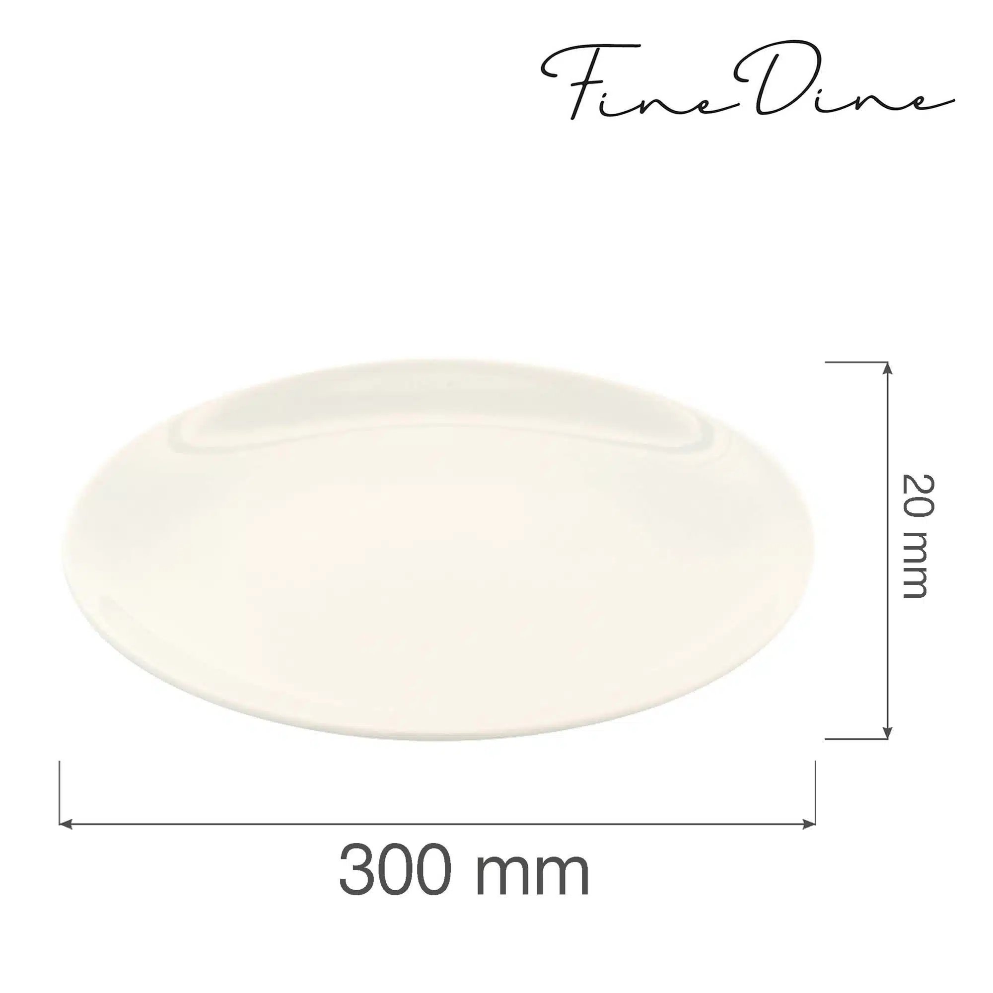 Crema rimless tallerken, 300 mm - Billede 6
