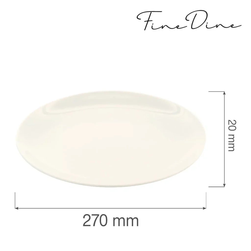 Crema rimless tallerken, 270mm - Billede 2