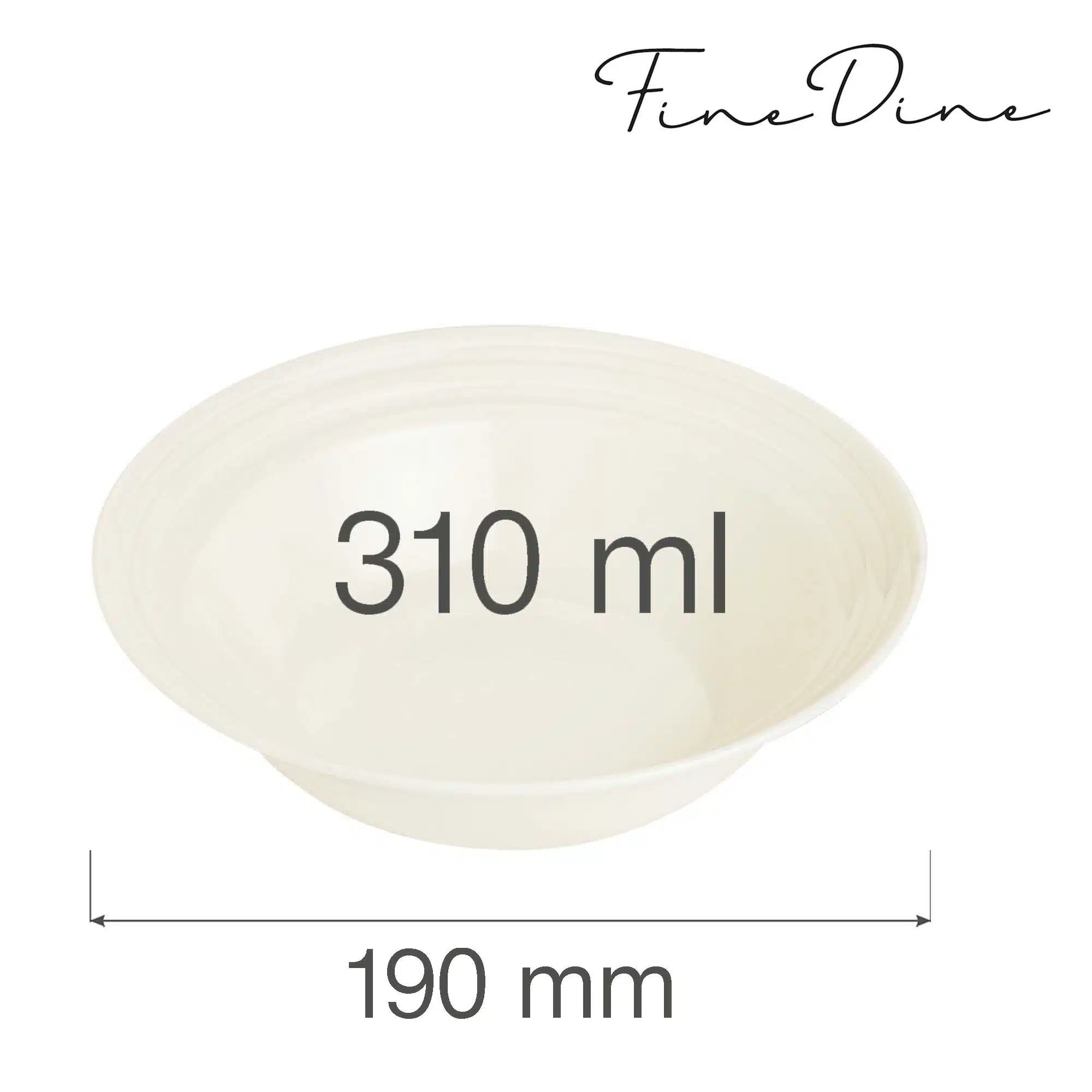 Crema skål, 140 mm - Billede 3