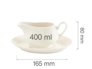 Crema dressing skål, 400 ml - Billede 3