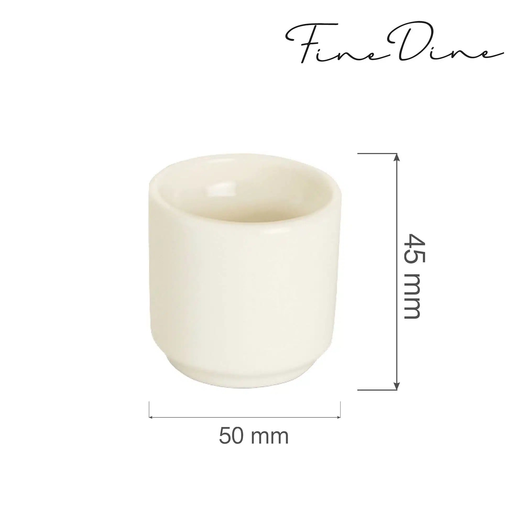 Crema æggebæger, 50x(H)45mm - Billede 3