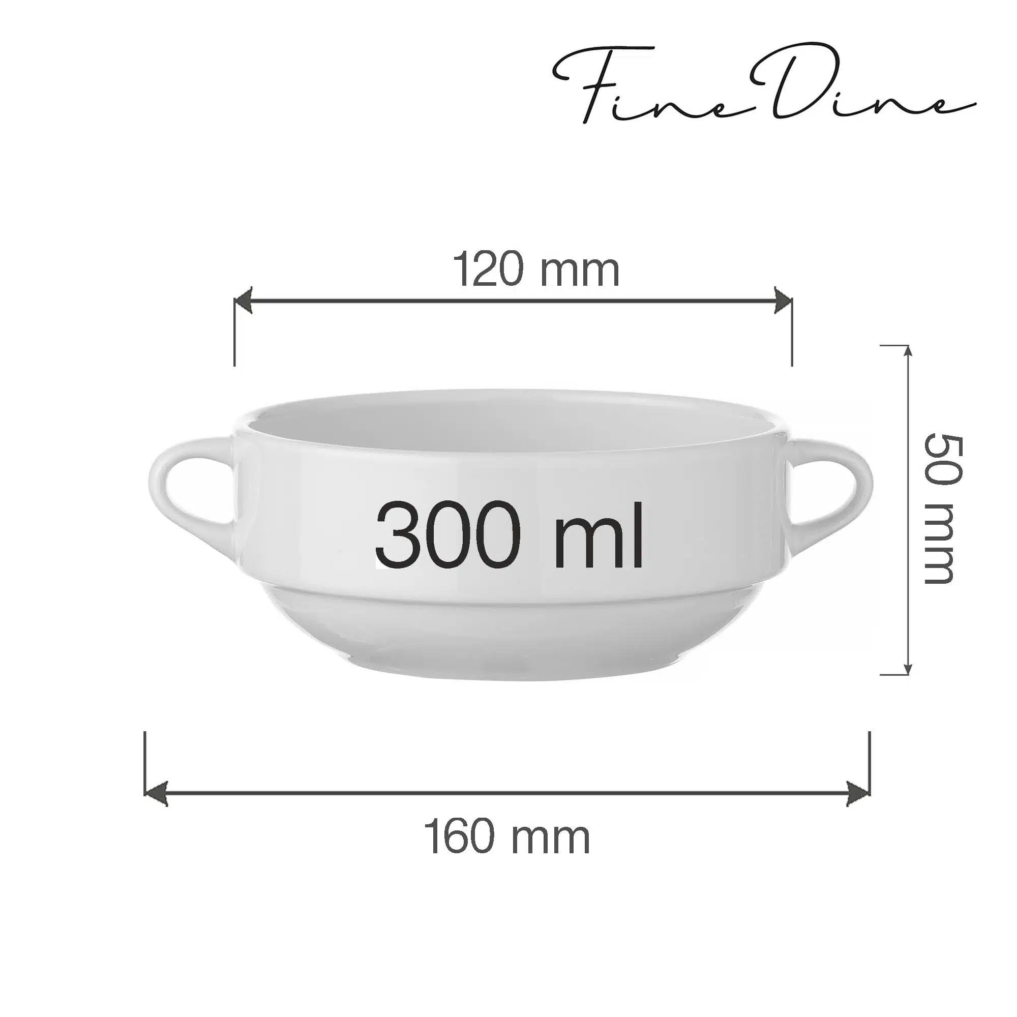 Bianco suppe skål, 380ml - Billede 2