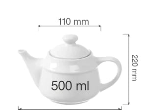 Bianco teapot, 180x(H)115mm - Billede 4