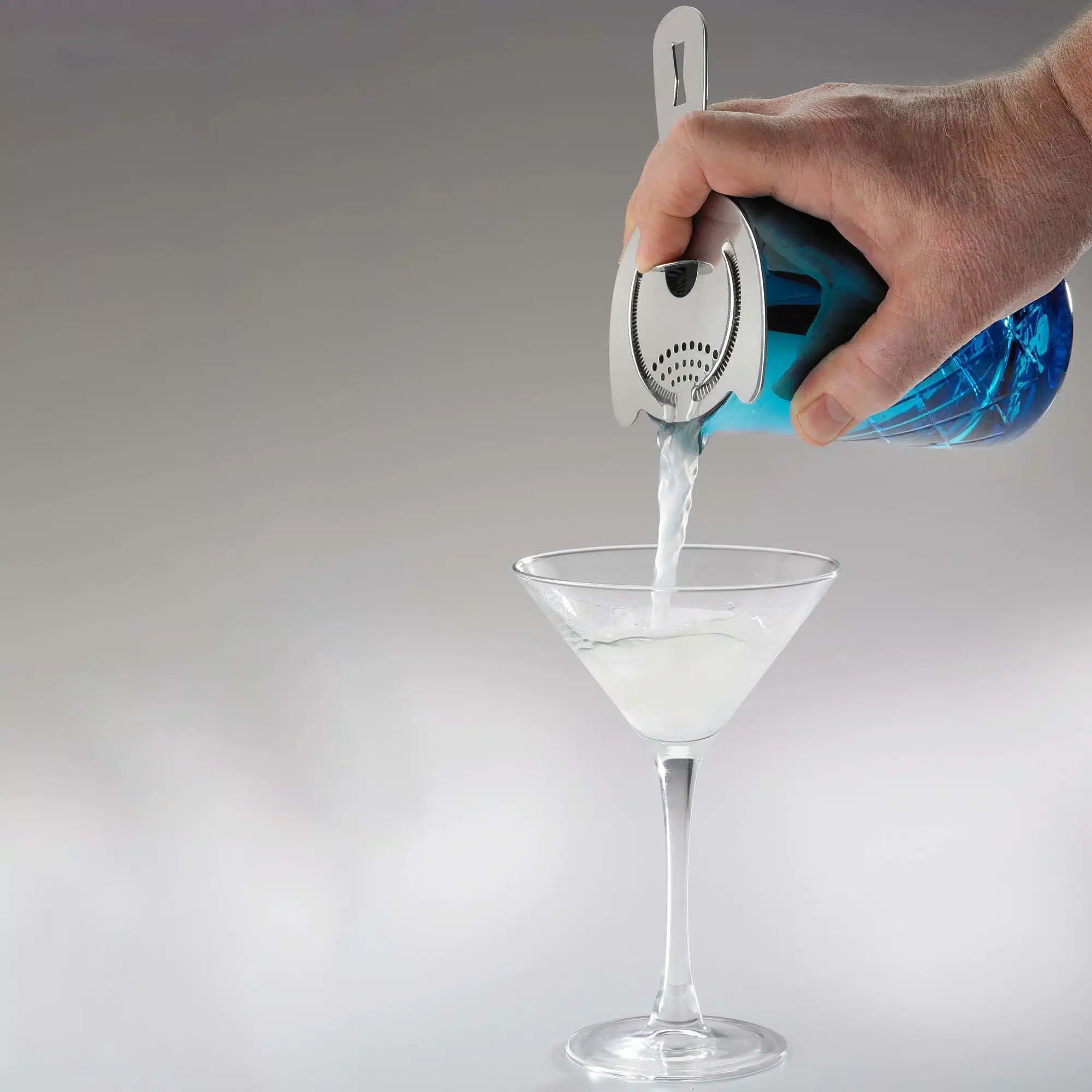 Blandingsglas, 500 ml, blå, Barfly - Billede 5