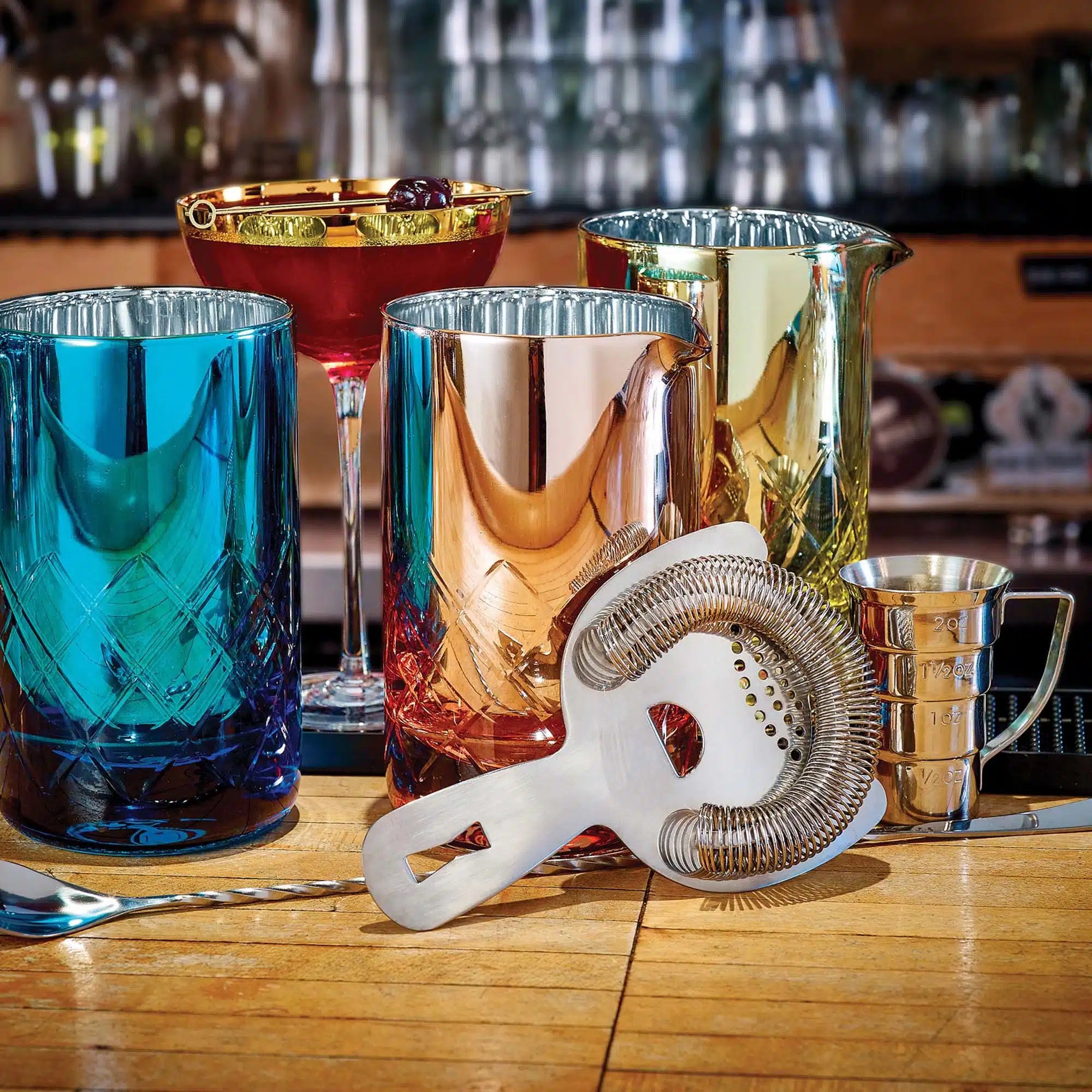 Blandingsglas, 500 ml, guld, Barfly - Billede 6