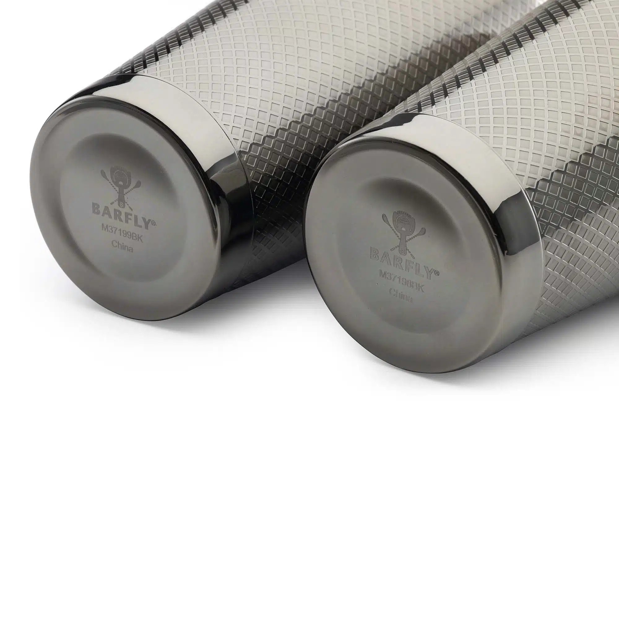 Diamond Lattice shaker/dåse sæt, sort, Barfly, 830/530ml - Billede 3