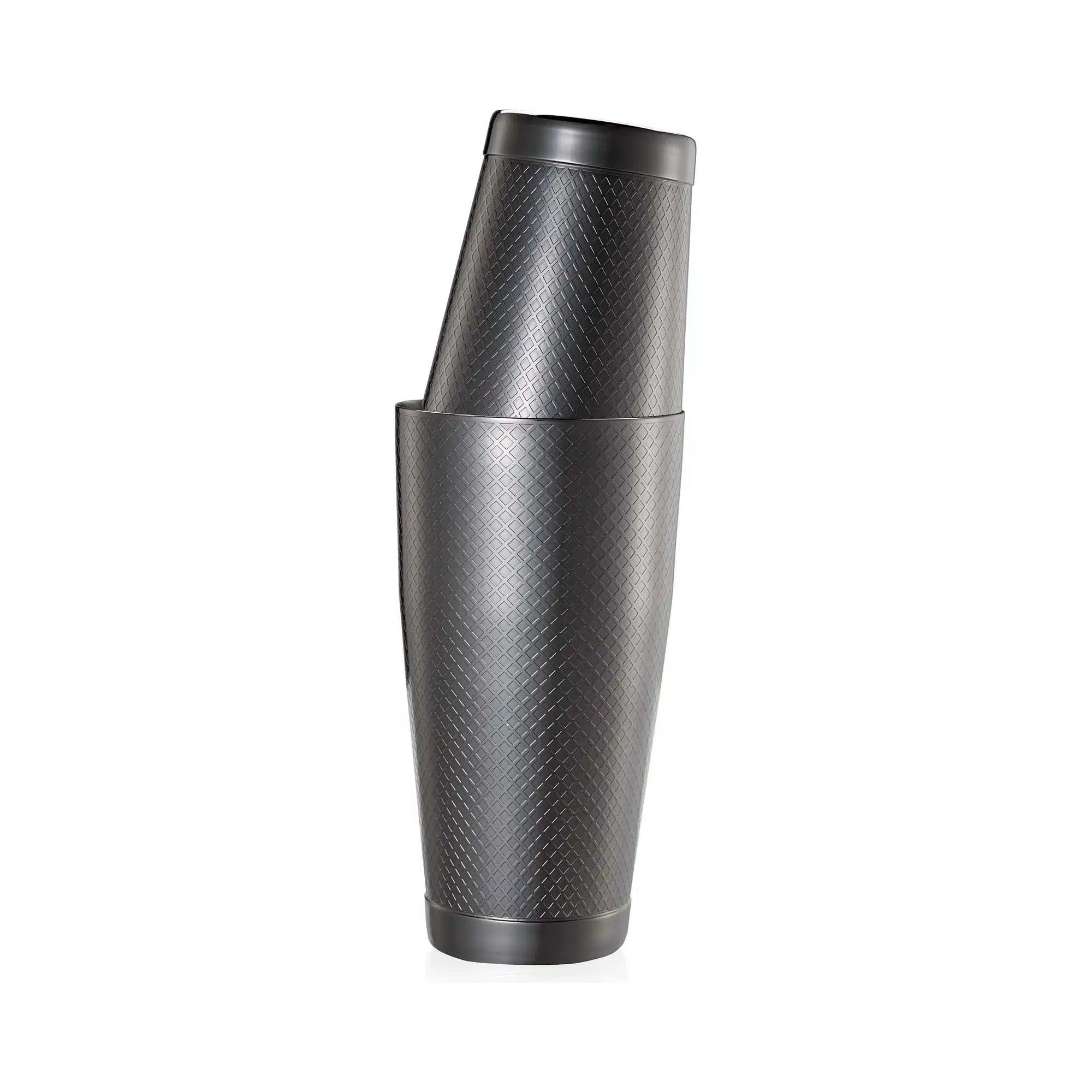 Diamond Lattice shaker/dåse sæt, sort, Barfly, 830/530ml - Billede 4