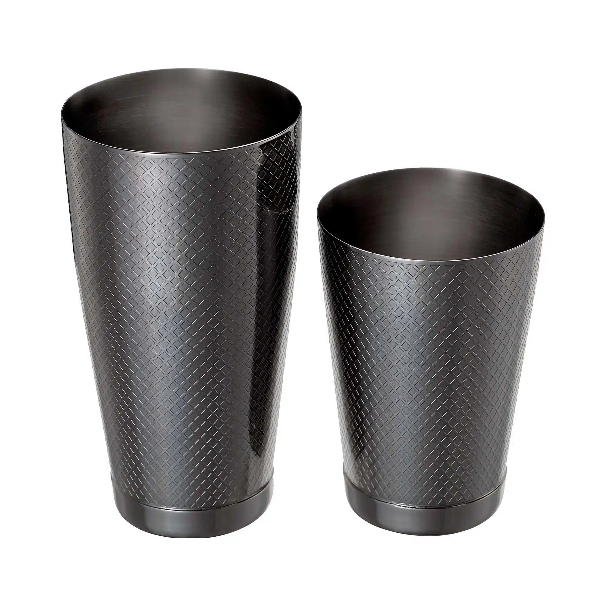 Diamond Lattice shaker/dåse sæt, sort, Barfly, 830/530ml - Billede 5