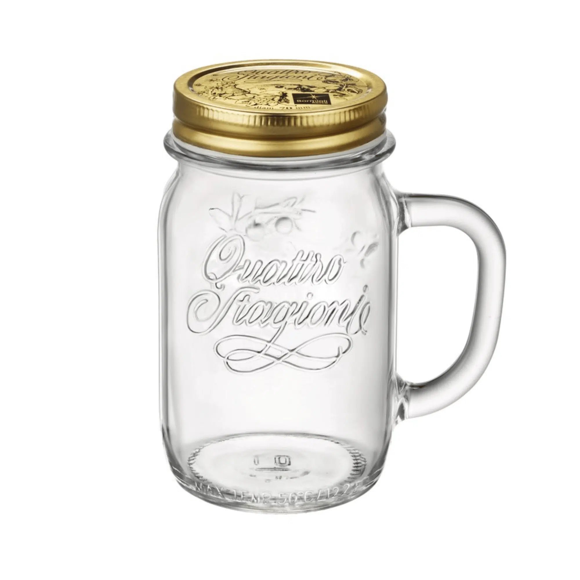 Quattro Stagioni glas med håndtag 415 ml - Billede 3