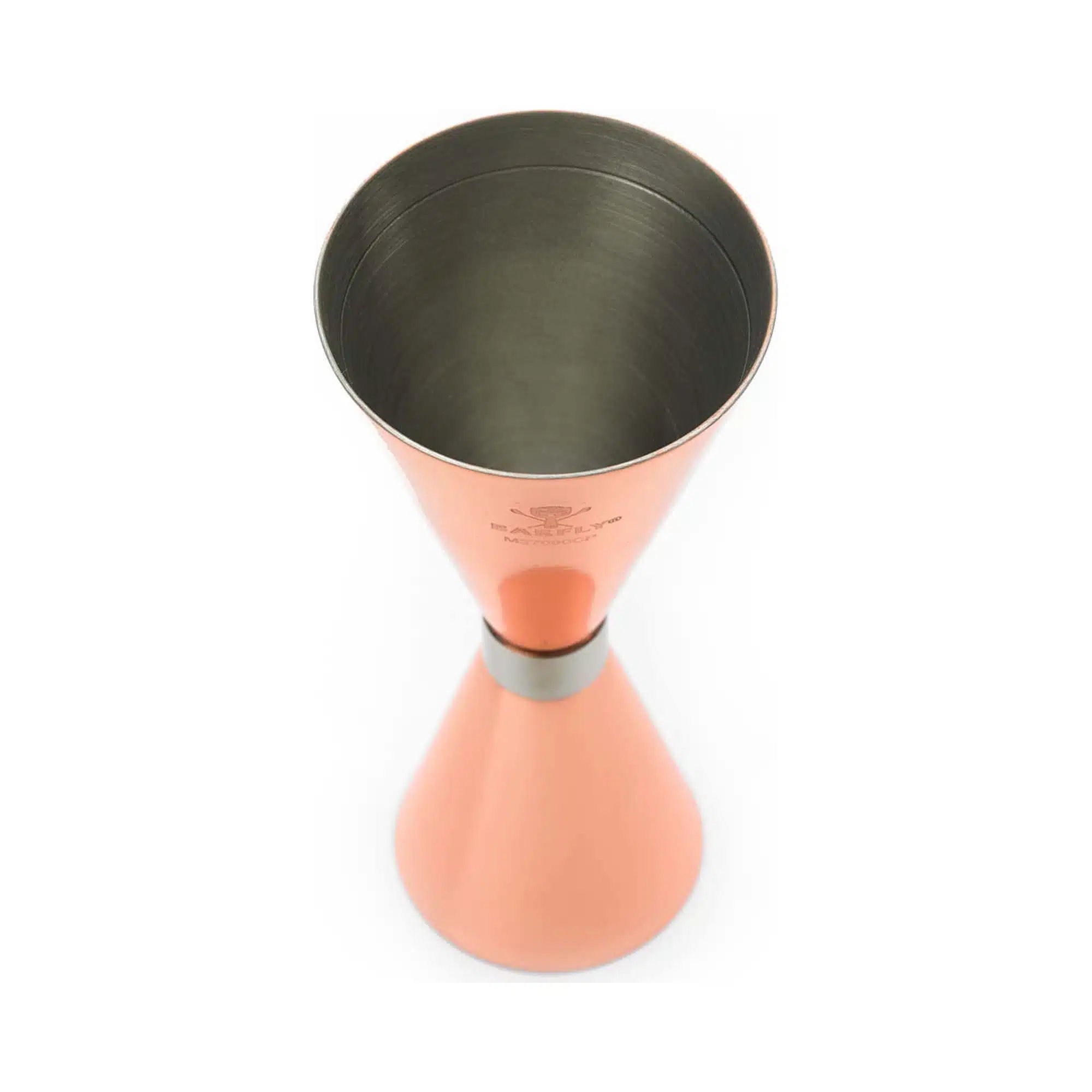Slim Style jigger, kobber tallerken med rustfrit stål bånd, 2 oz., Barfly - Billede 5