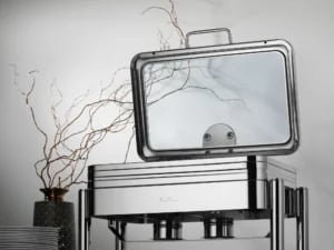 Fremragende chafing dish med glaslåg GN 1/1 - Billede 4
