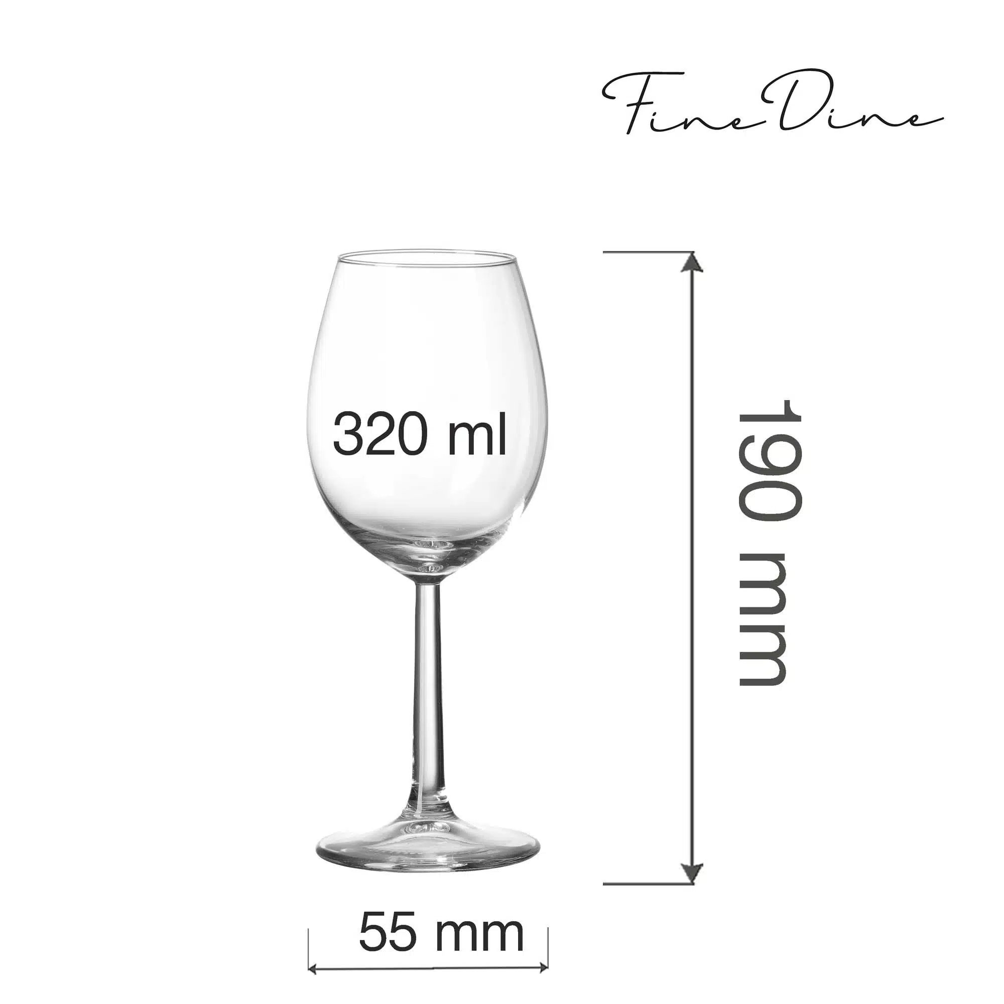 Volare banquet vinglas 320ml - Billede 3