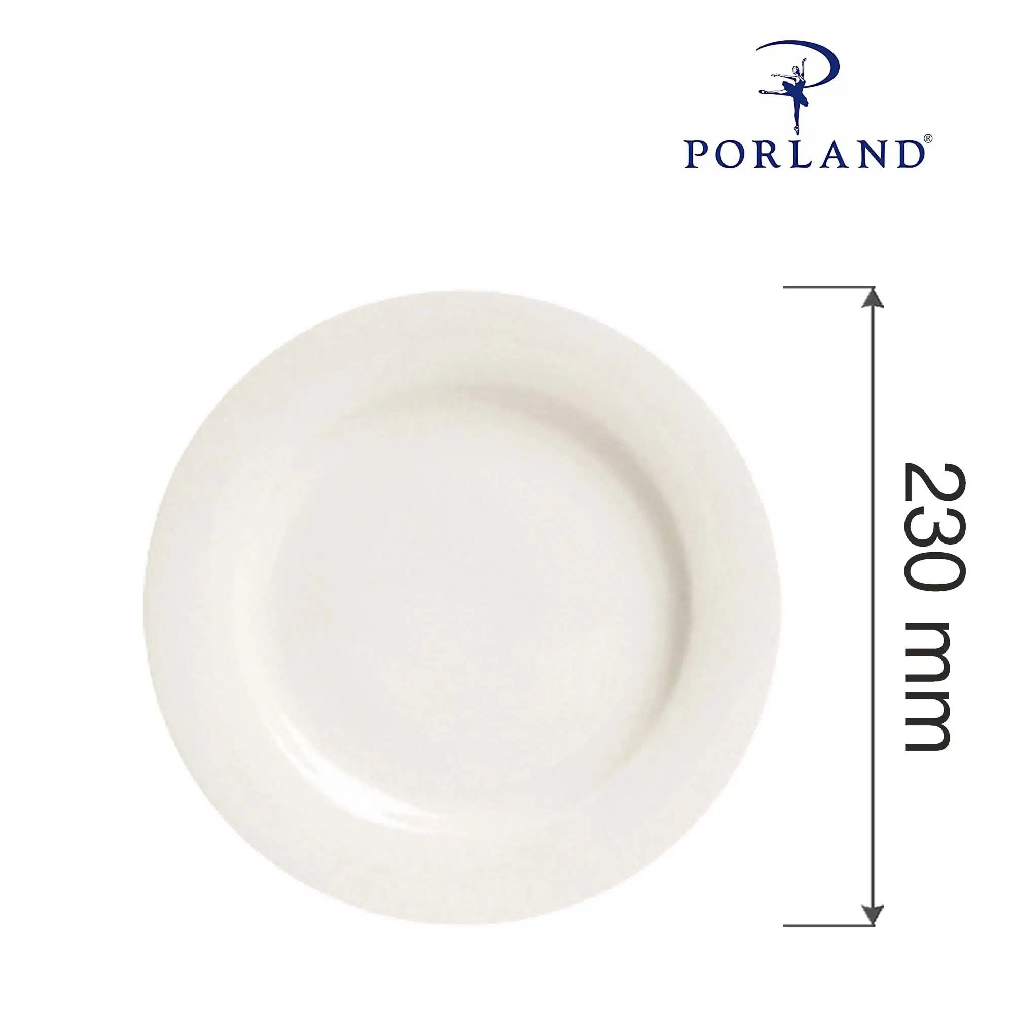 Dove tallerken, 230 mm - Billede 4