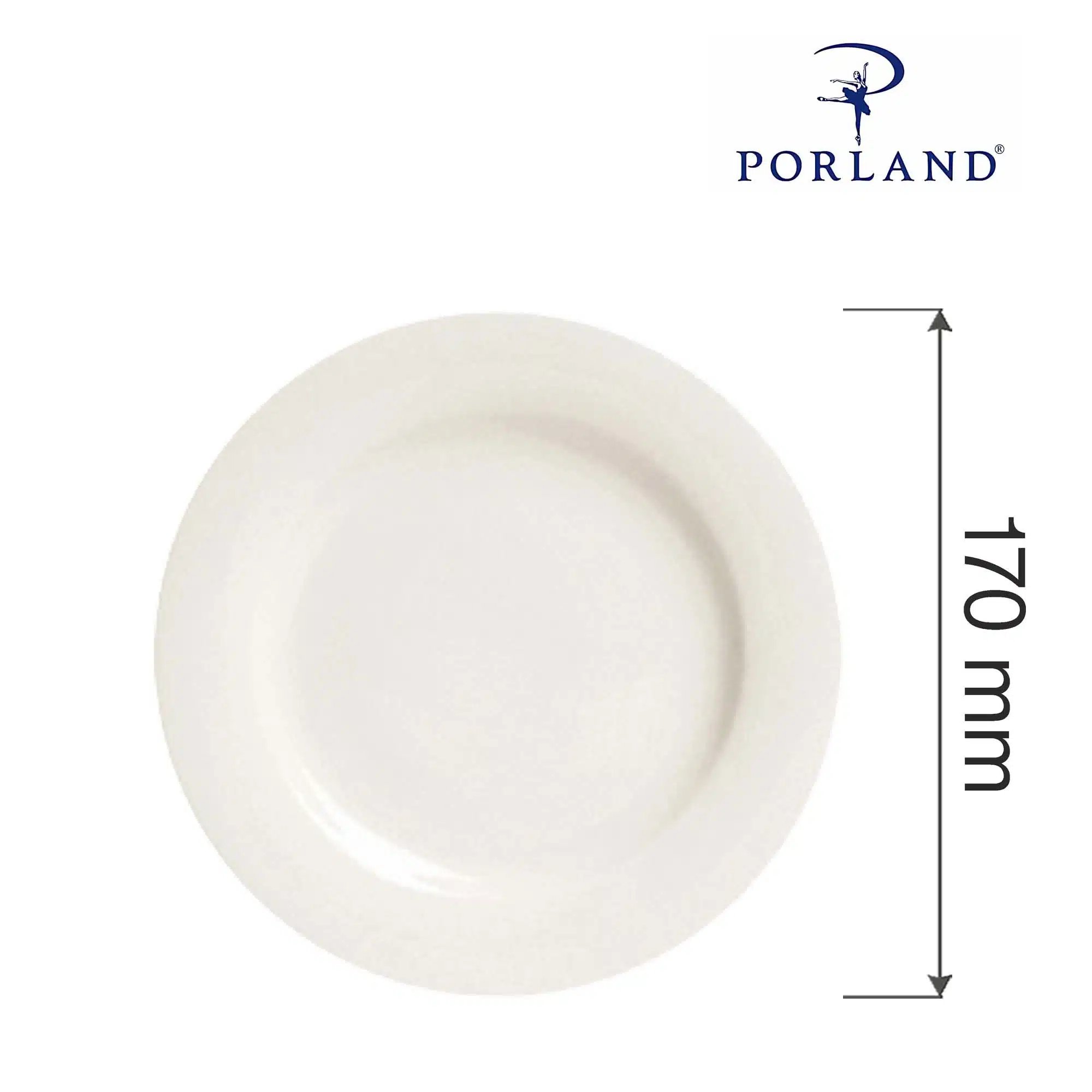 Dove tallerken, 170 mm - Billede 3