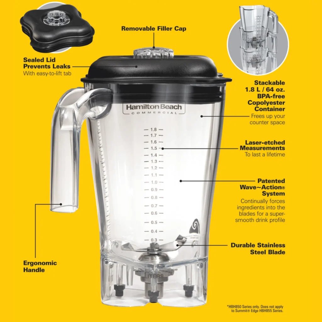 Blenderkande til HBF600R-CE, 1,8L - Billede 6