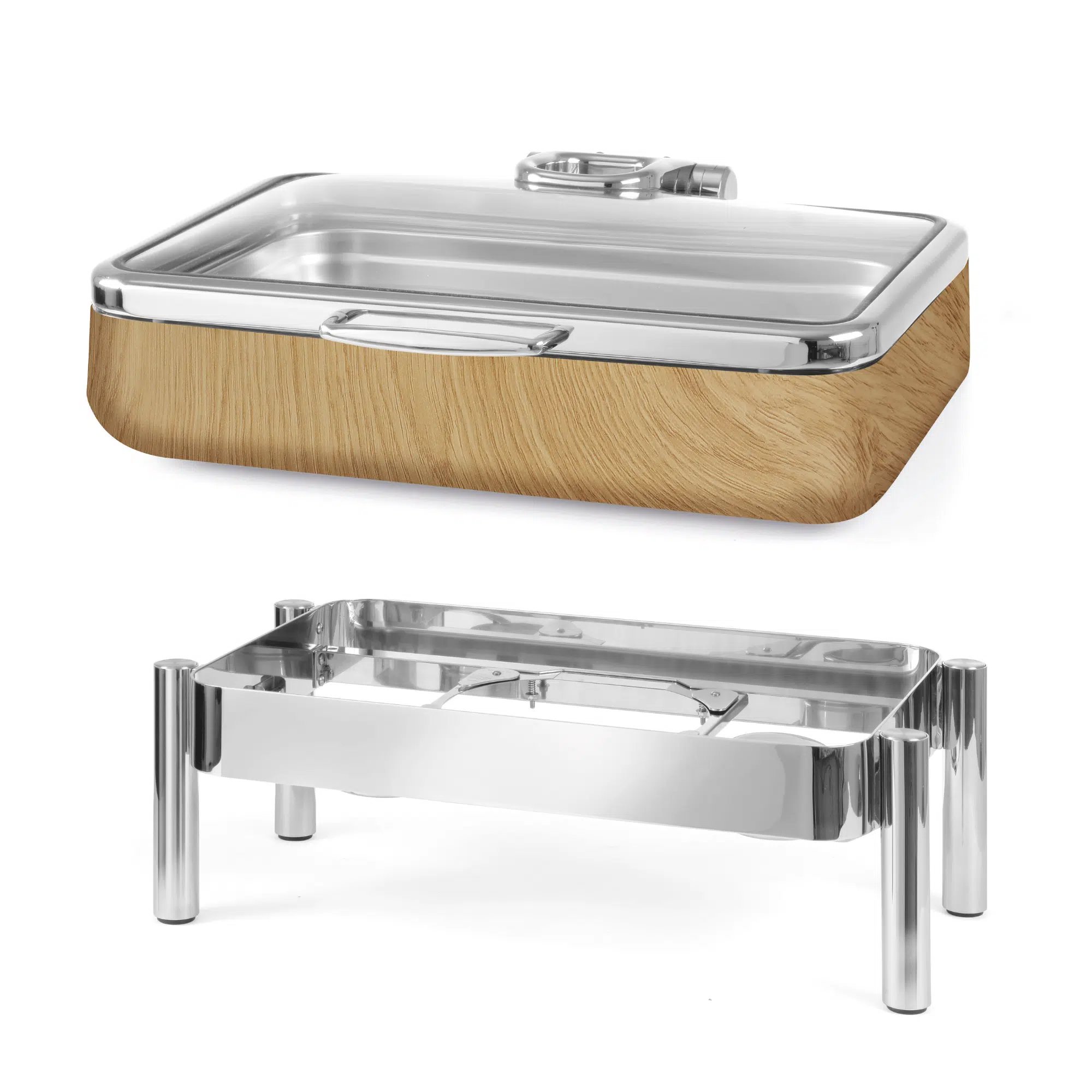 Madeira De Luxe induktionsbuffet GN 1/1 med glaslåg - Billede 4